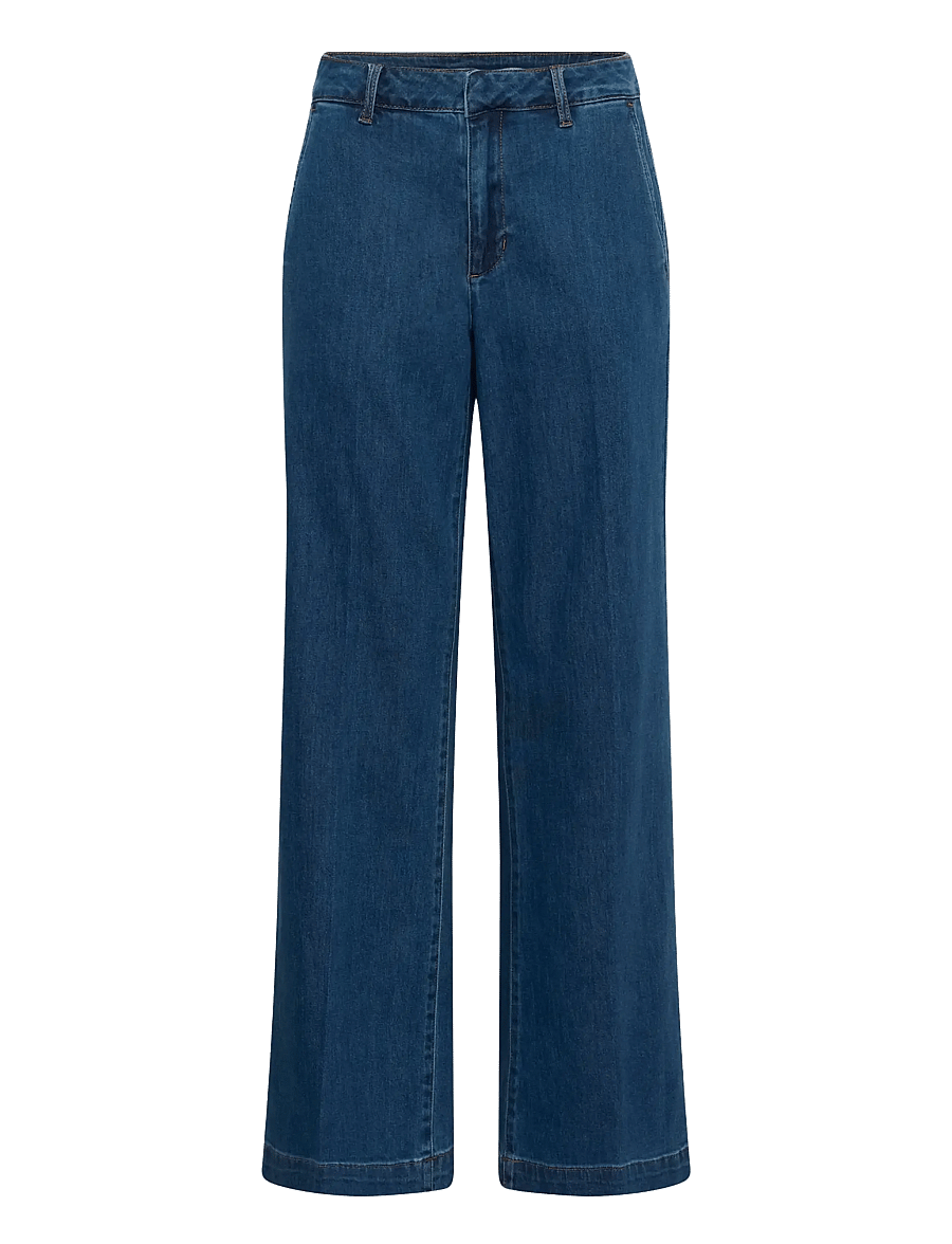 My Essential Wardrobe - JEANS WIDE 30 THE LARA 115 - straight jeans - medium clear blue wash - 0