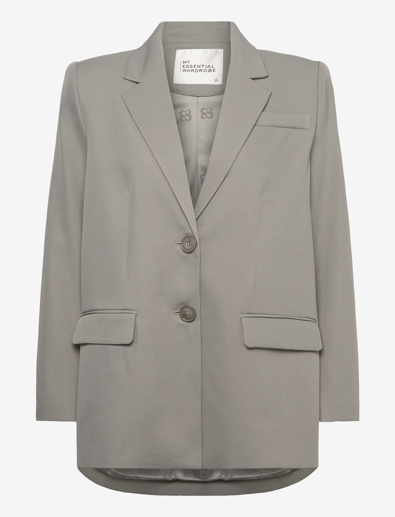 My Essential Wardrobe - DisaMW Emmy Blazer - enkeltradede blazere - moon mist - 0