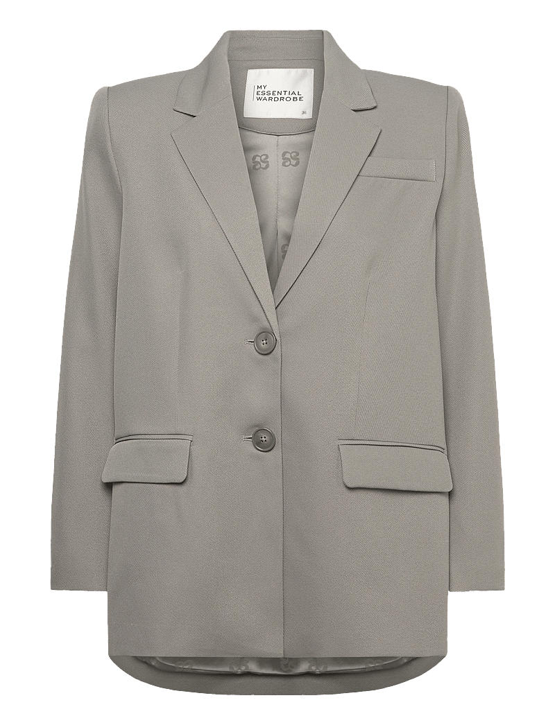 My Essential Wardrobe - DisaMW Emmy Blazer - enkeltradede blazere - moon mist - 0
