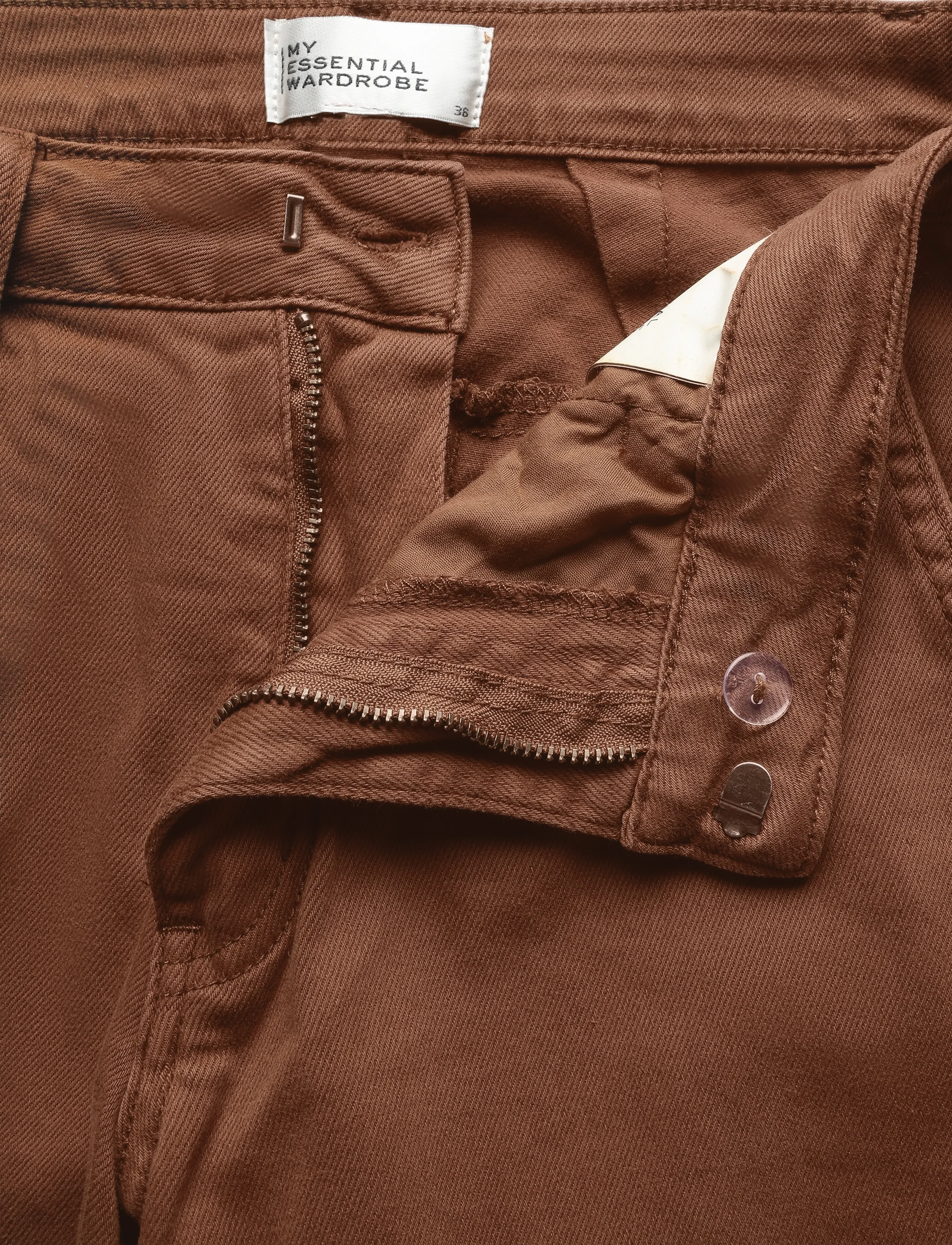 My Essential Wardrobe - Pant Wide MWLara 149 - sirged püksid - bison - 3