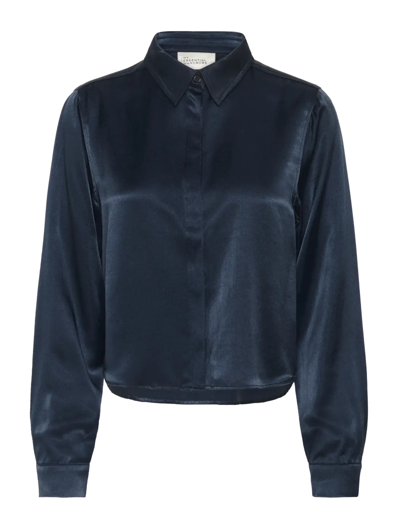 MY ESSENTIAL WARDROBE Estellemw Kurz Shirt Navy - 44 - Damen