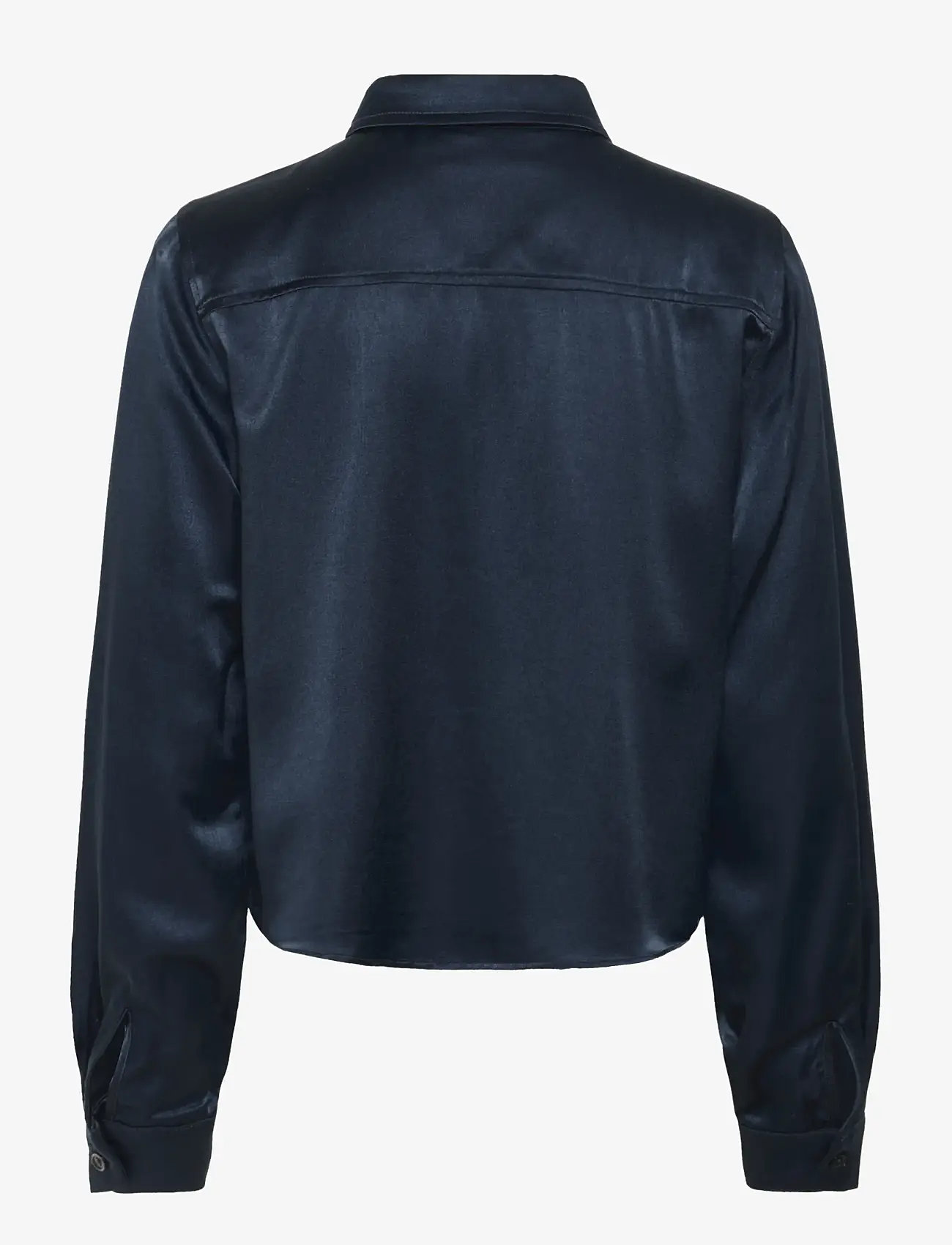 My Essential Wardrobe - EstelleMW Short Shirt - pitkähihaiset kauluspaidat - after midnight - 2