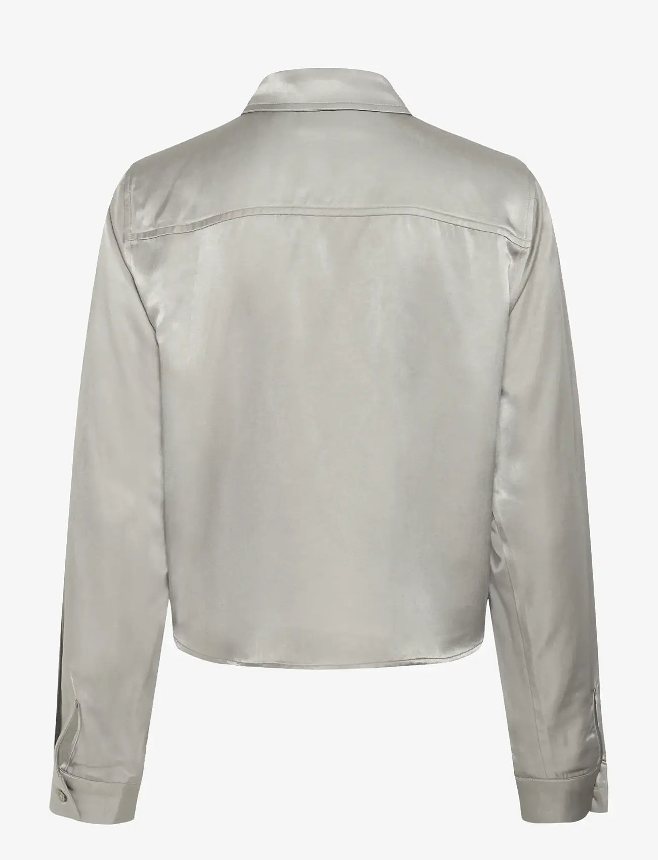 My Essential Wardrobe - EstelleMW Short Shirt - long-sleeved shirts - moon mist - 2