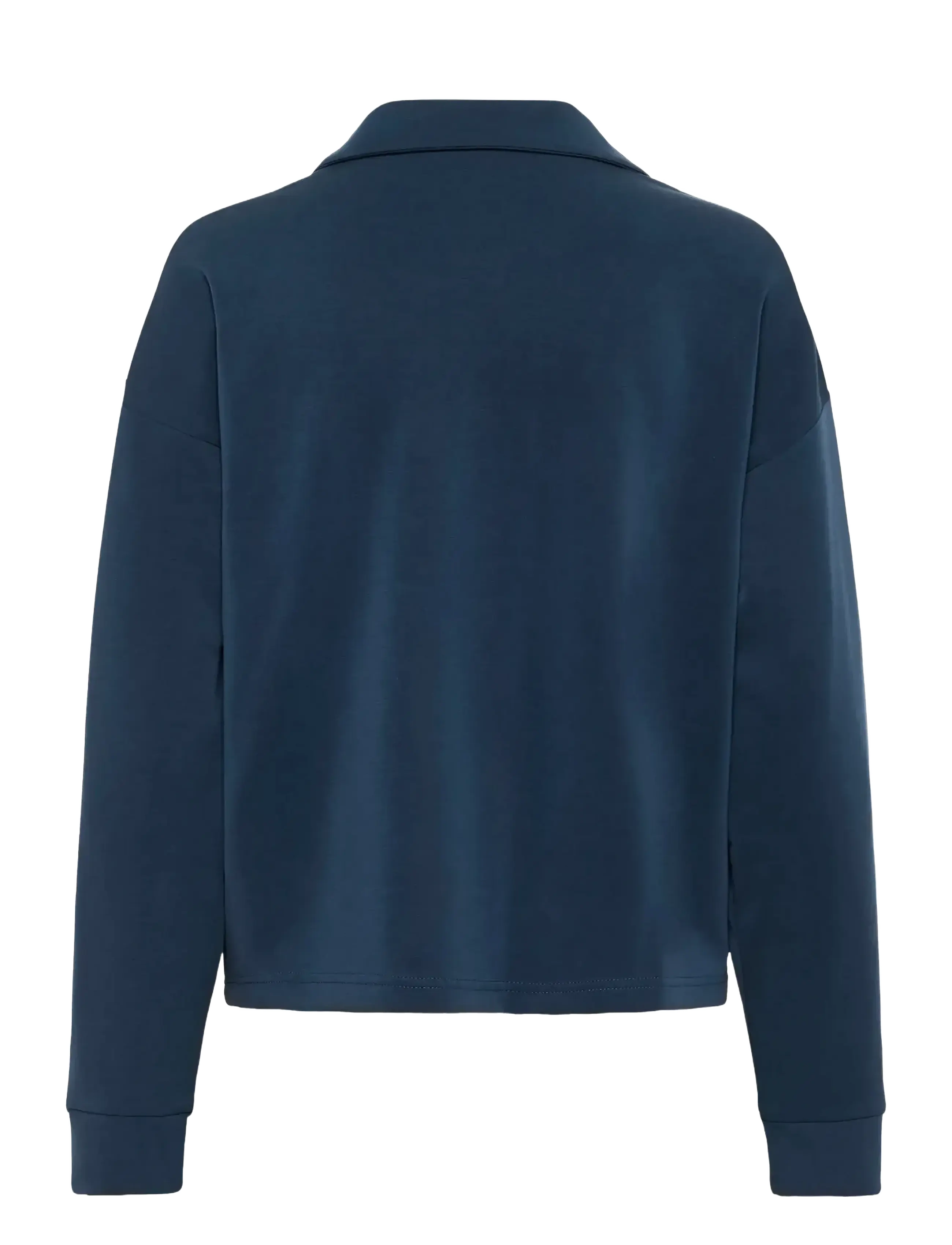My Essential Wardrobe - HelleMW Polo Blouse - pitkähihaiset puserot - after midnight - 2