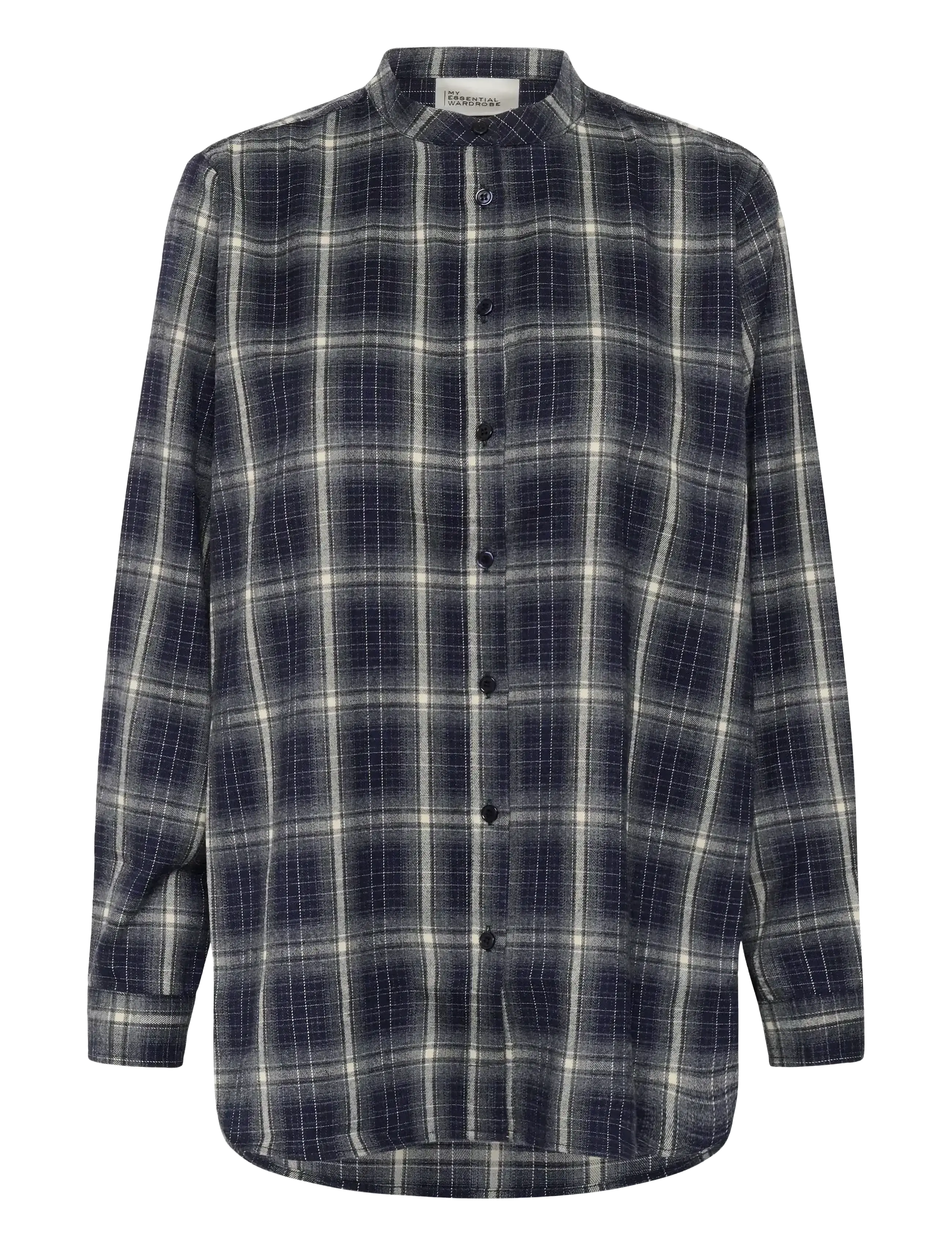 My Essential Wardrobe MarlyMW Shirt - Tøj - AFTER MIDNIGHT CHECK / black