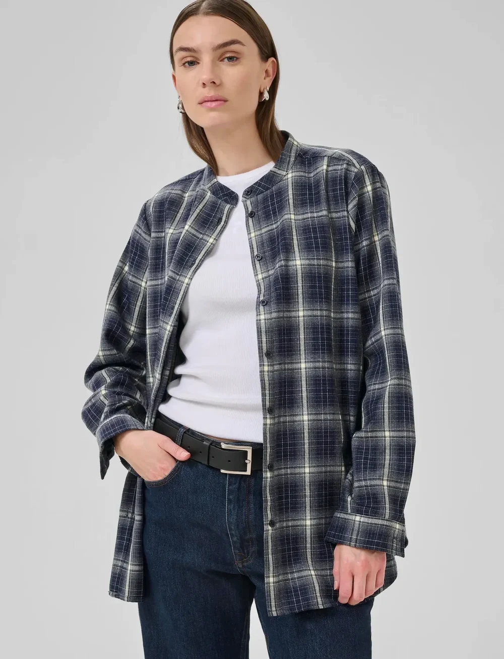 My Essential Wardrobe - MarlyMW Shirt - chemises à manches longues - after midnight check - 0