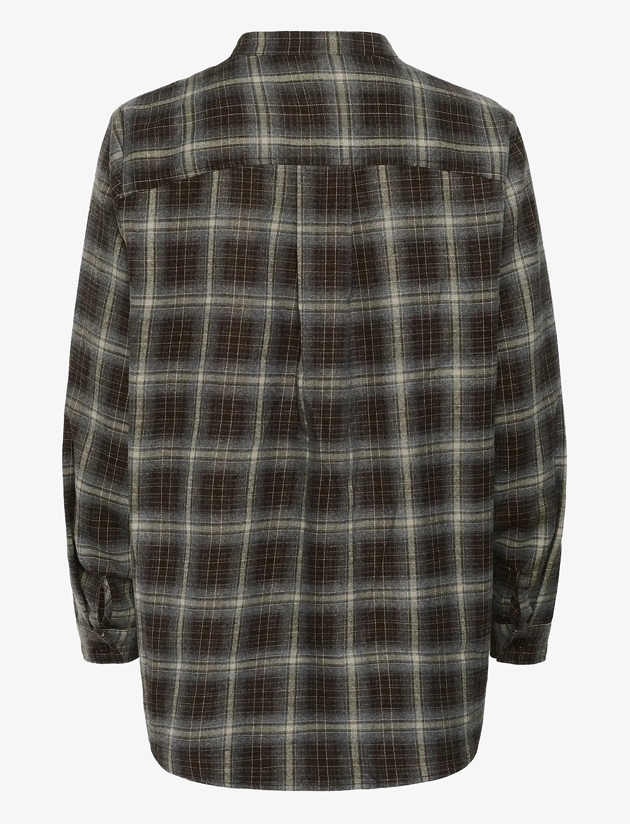 My Essential Wardrobe - MarlyMW Shirt - langärmlige hemden - espresso check - 2