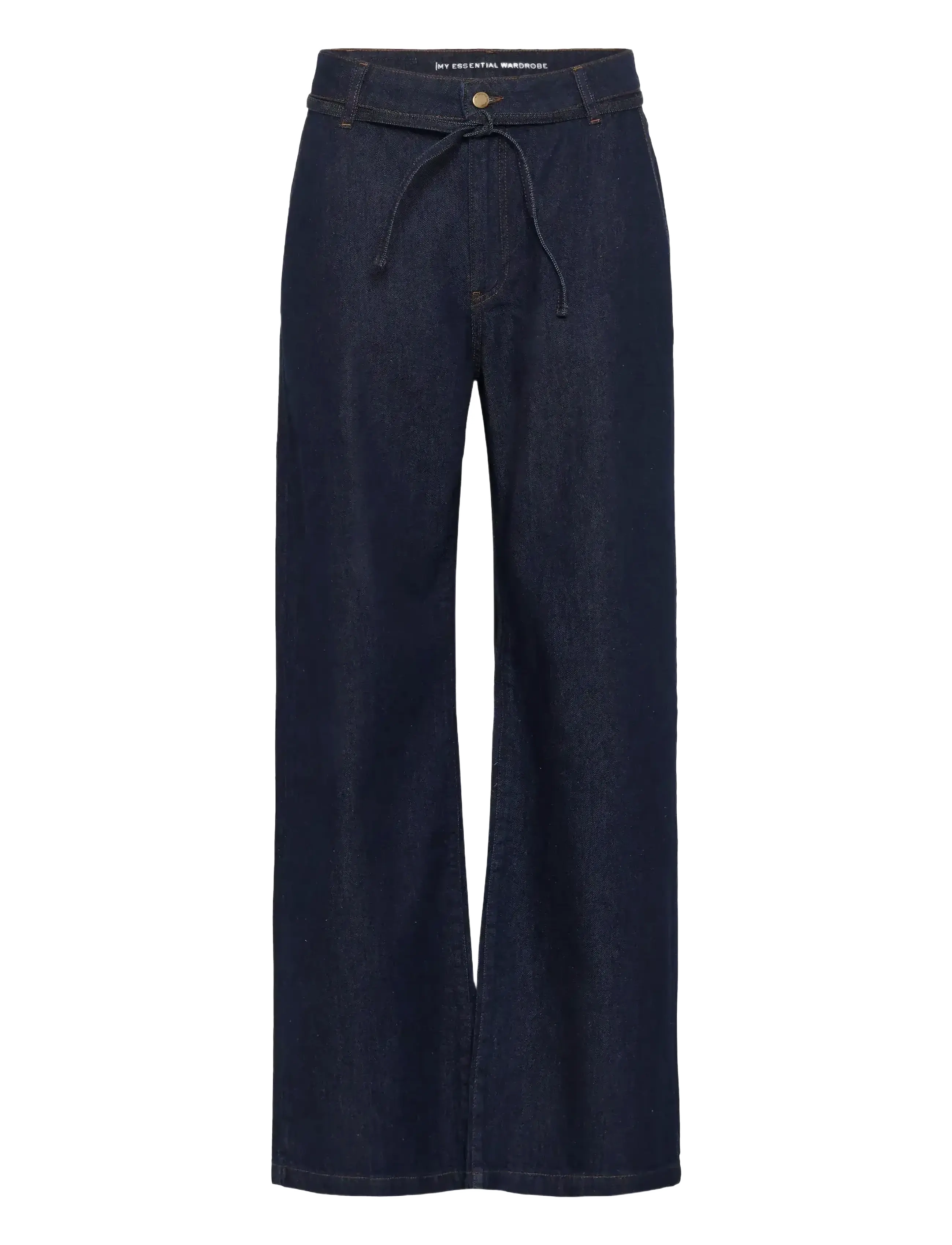 My Essential Wardrobe MWCleo 143 Mid Wide - Jeans - DARK BLUE UN-WASH / navy