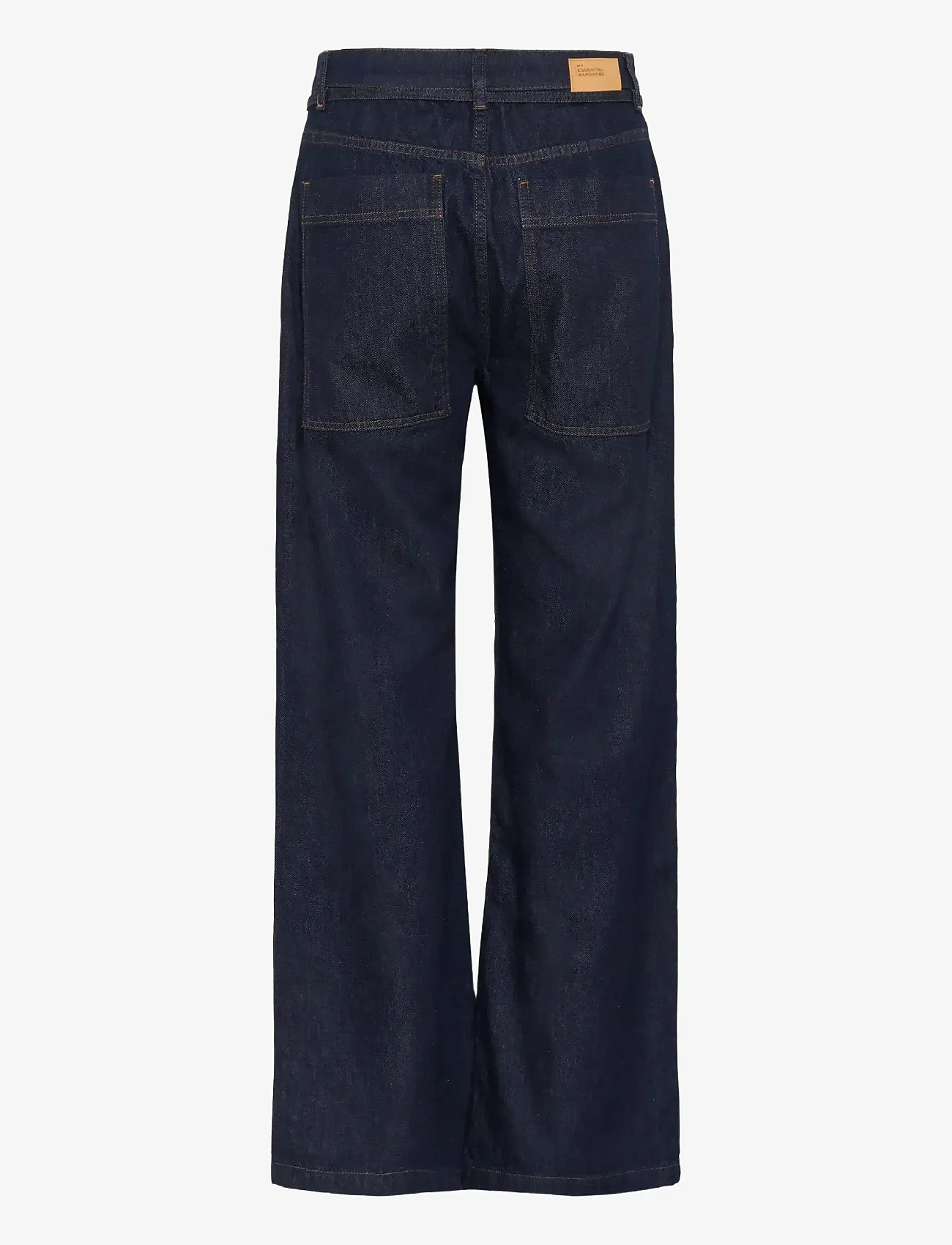 My Essential Wardrobe - MWCleo 143 Mid Wide - wide leg jeans - dark blue un-wash - 2