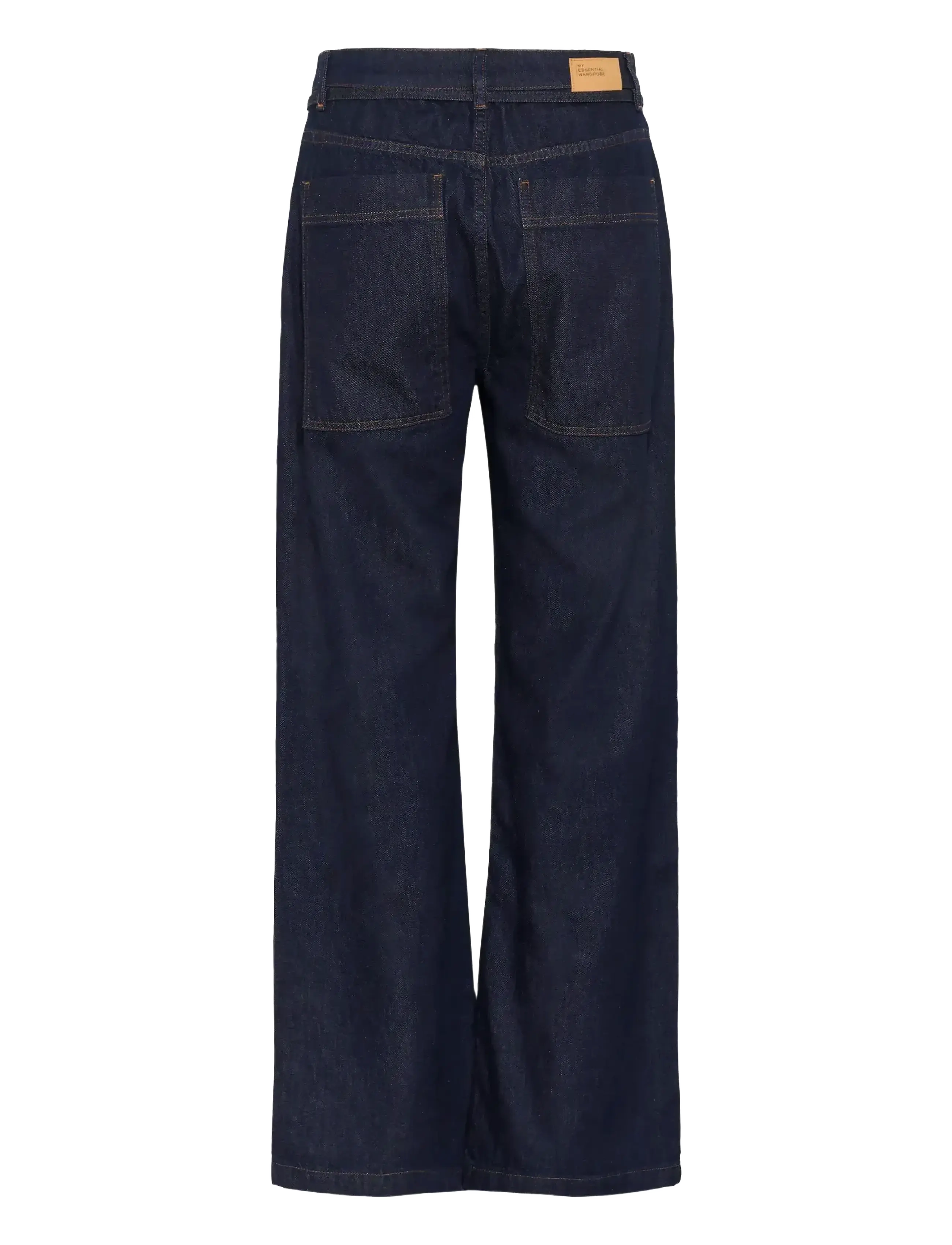 My Essential Wardrobe - MWCleo 143 Mid Wide - laia säärega teksad - dark blue un-wash - 2
