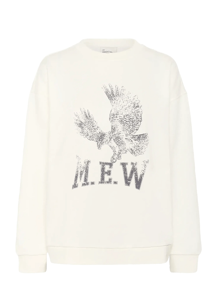 My Essential Wardrobe - DiegoMW Eagle Sweat - everyday style - snow white - 1