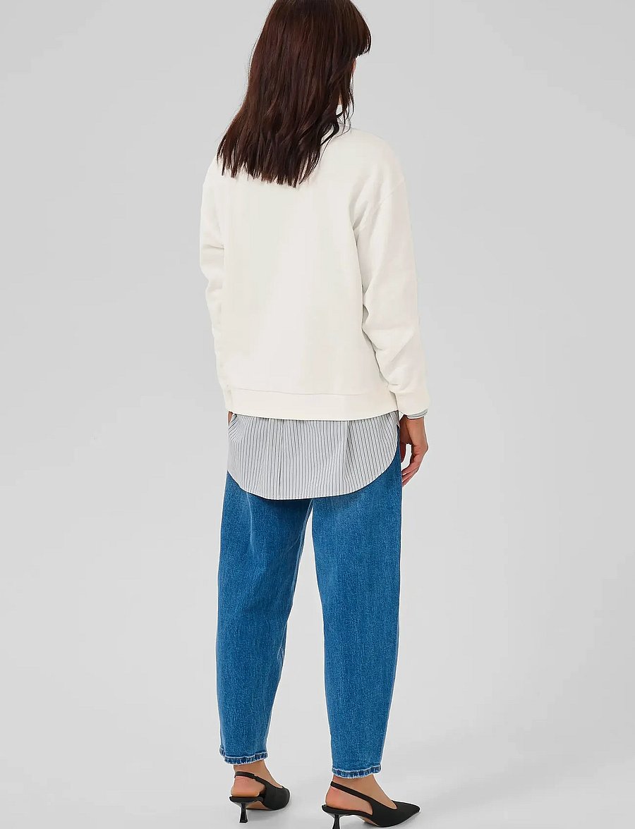My Essential Wardrobe - DiegoMW Eagle Sweat - everyday style - snow white - 4