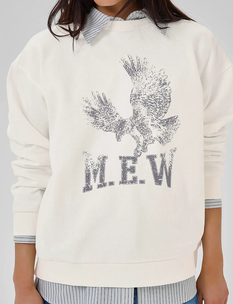 My Essential Wardrobe - DiegoMW Eagle Sweat - everyday style - snow white - 5