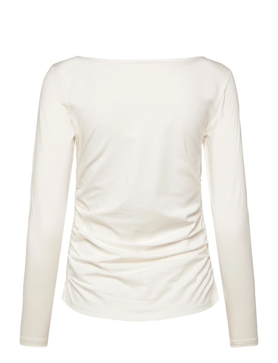 My Essential Wardrobe - LeaMW Blouse - langärmlige tops - snow white - 1