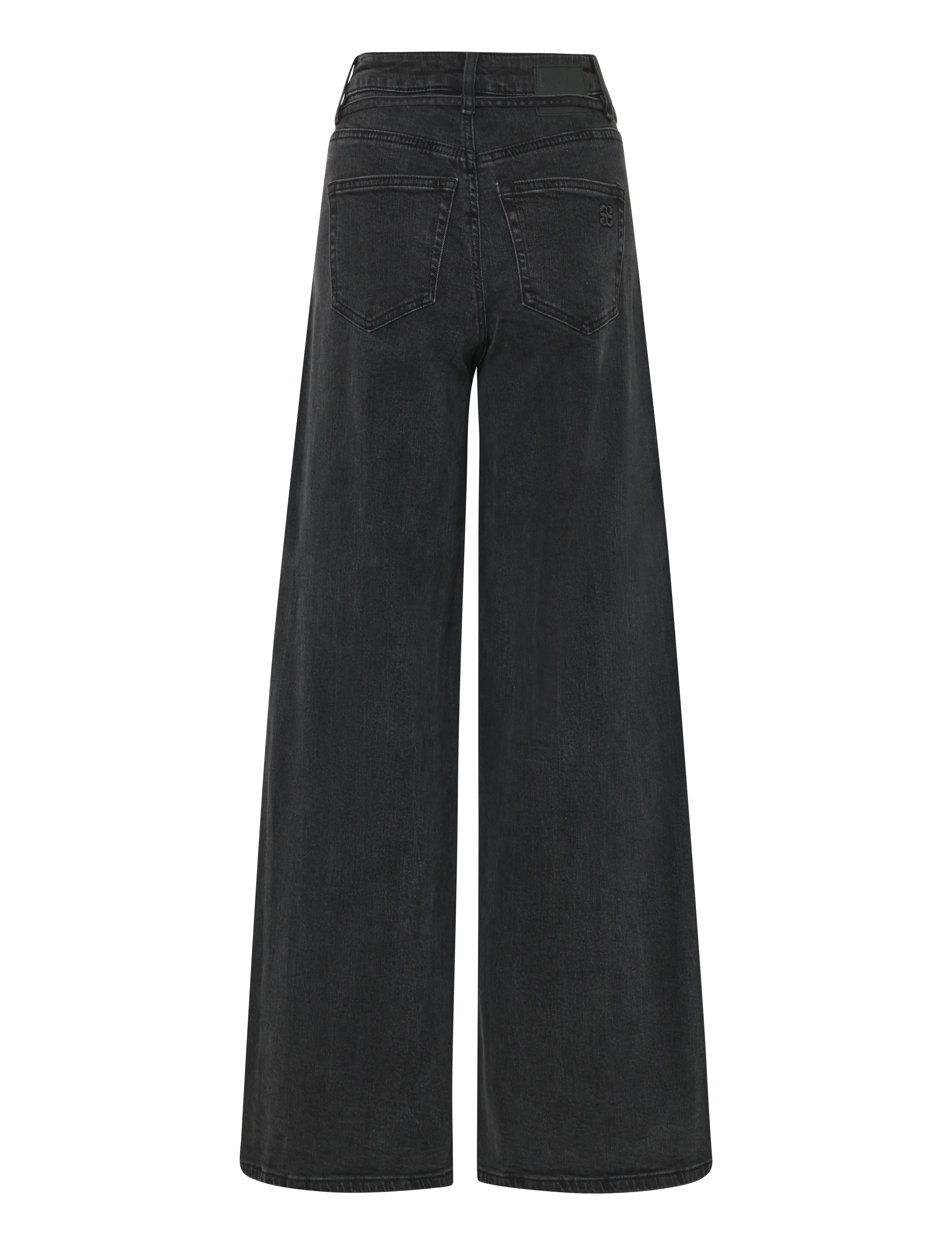 My Essential Wardrobe - Jeans Wide MWKaro 144 - hosen mit weitem bein - dark grey wash - 1
