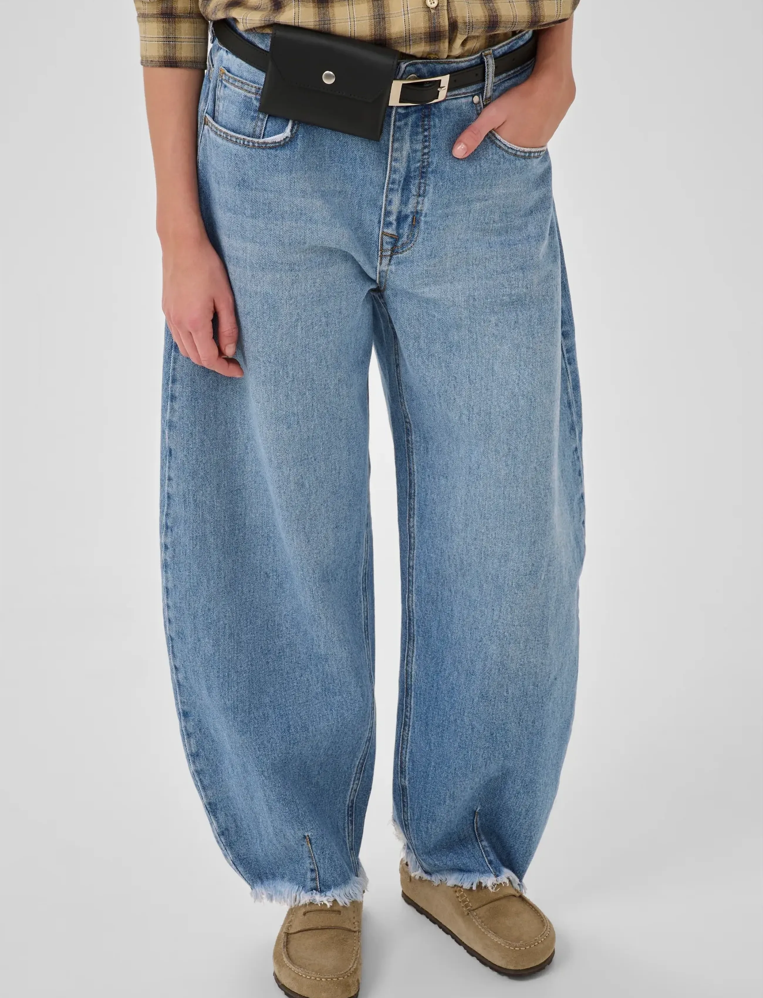 My Essential Wardrobe LucyMW 139 Loose Balloon - Nyheder - MEDIUM BLUE WASH / blue