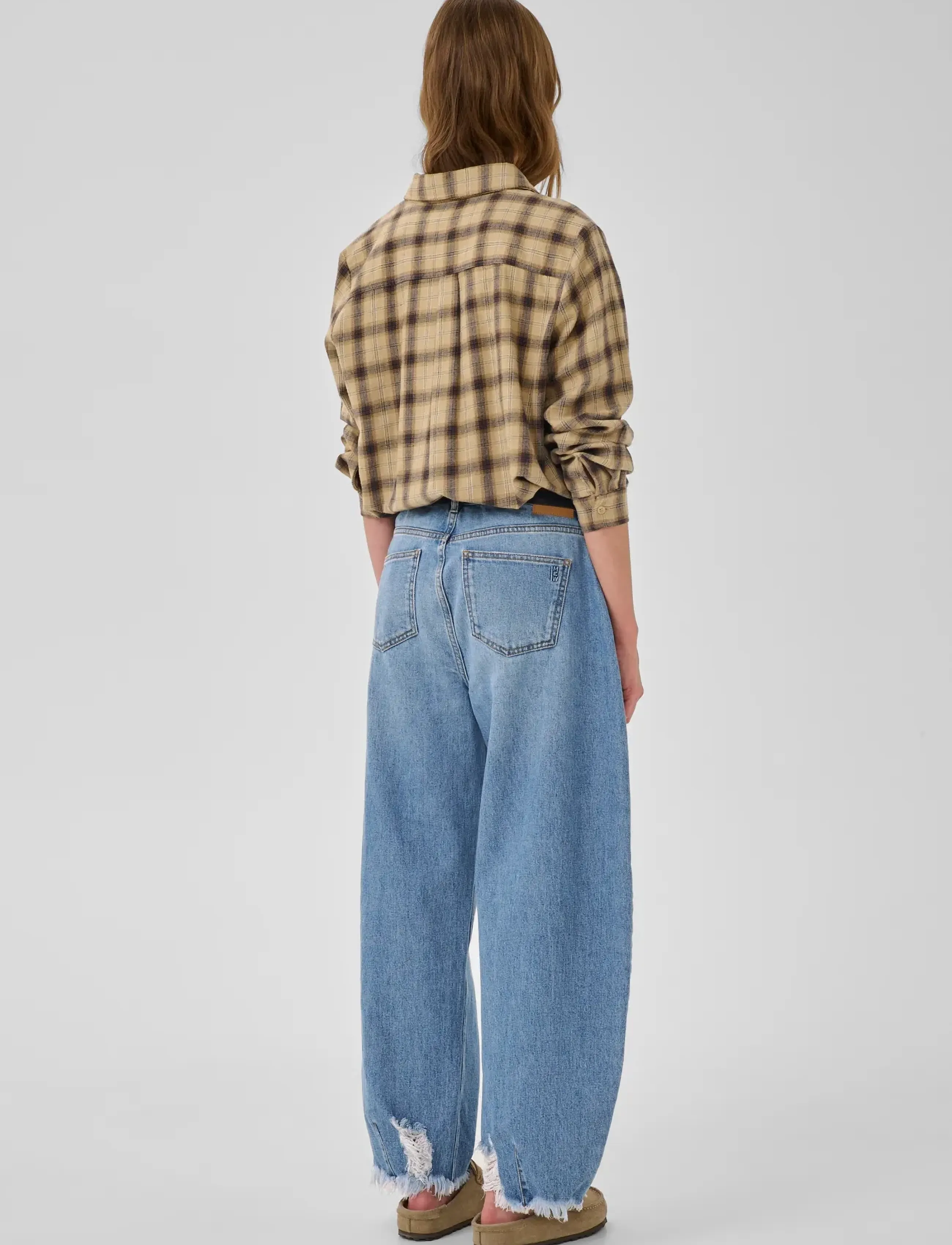 My Essential Wardrobe - LucyMW 139 Loose Balloon - jeans barrel - medium blue wash - 4