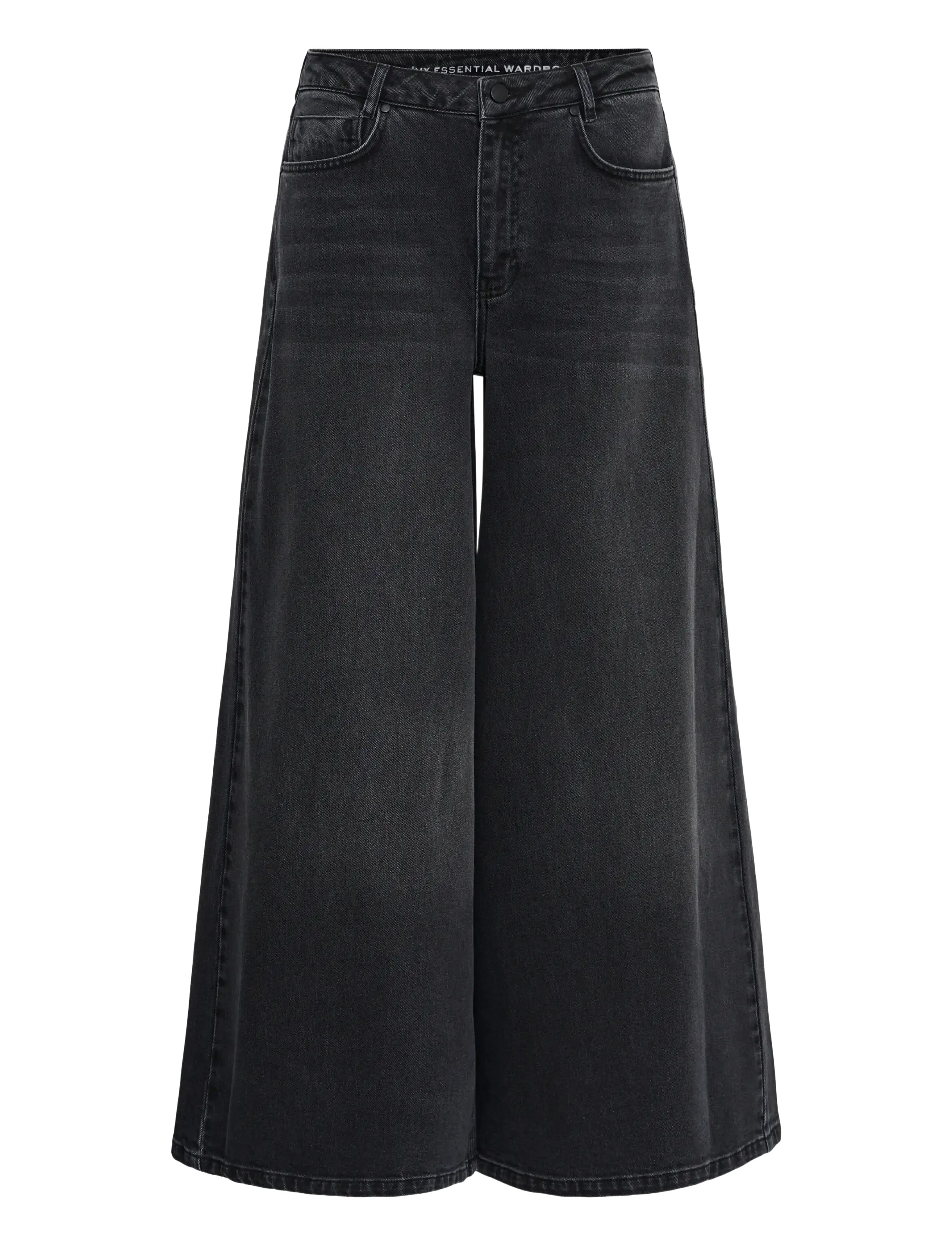 My Essential Wardrobe Jeans Wide MWDicte 139 - Transitional Layering - BLACK RETRO WASH / black