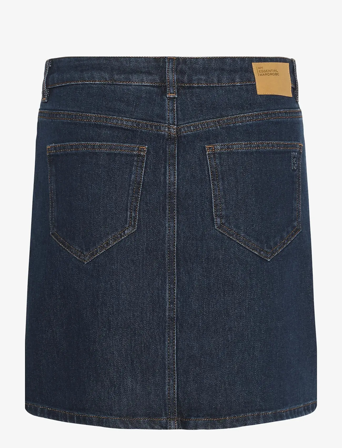 My Essential Wardrobe - MWCady 139 Mid Skirt - jeanskjolar - dark blue un-wash - 2