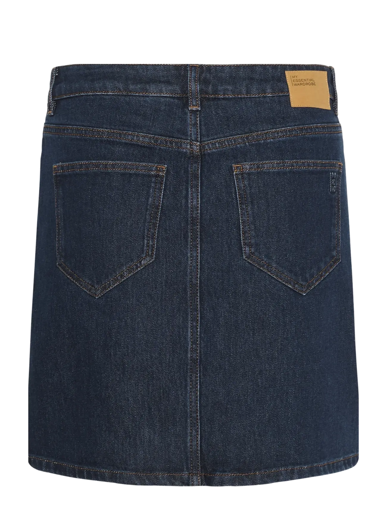 My Essential Wardrobe - MWCady 139 Mid Skirt - jeanskjolar - dark blue un-wash - 2