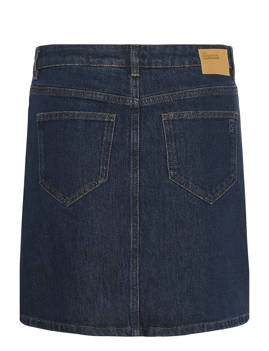 My Essential Wardrobe - MWCady 139 Mid Skirt - jeansröcke - dark blue un-wash - 2