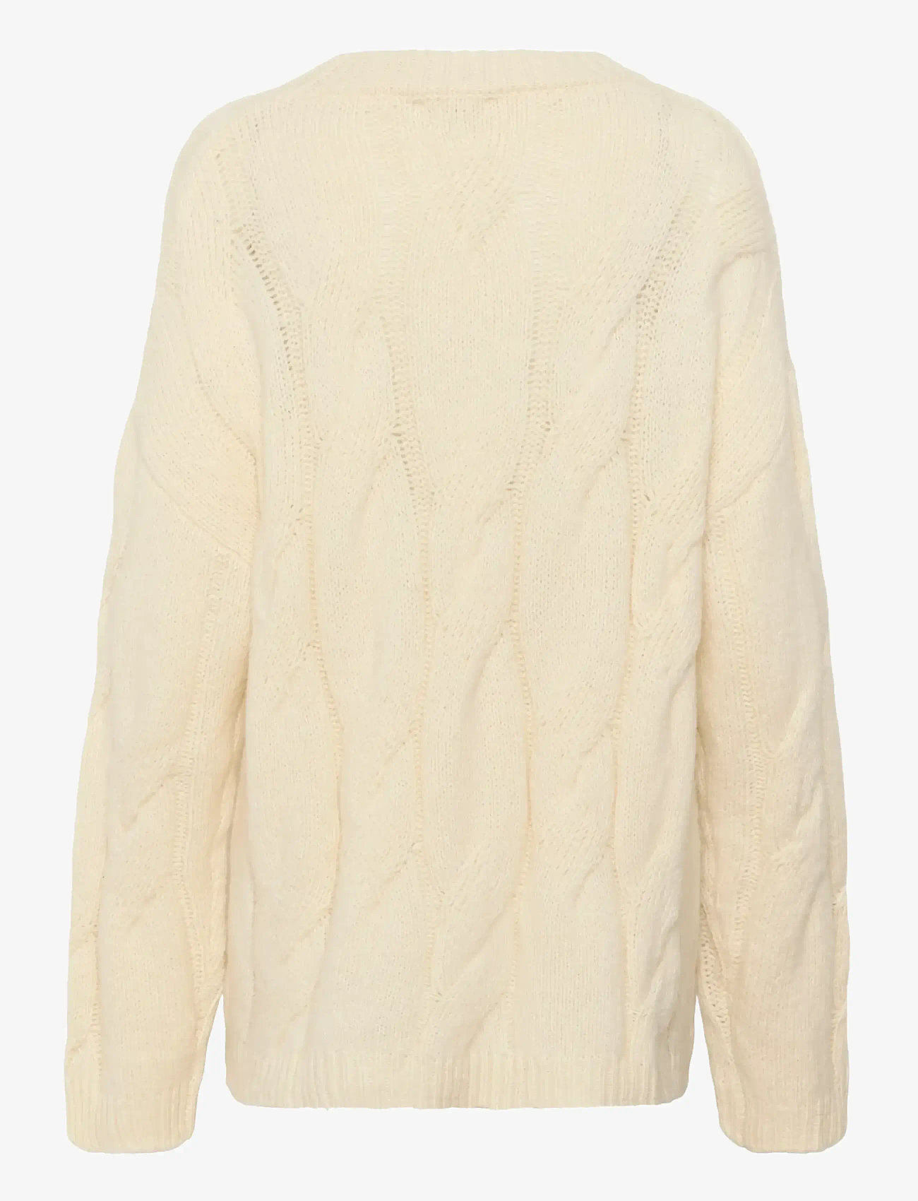 My Essential Wardrobe - WillMW Knit Pullover - stickade tröjor - snow white - 2