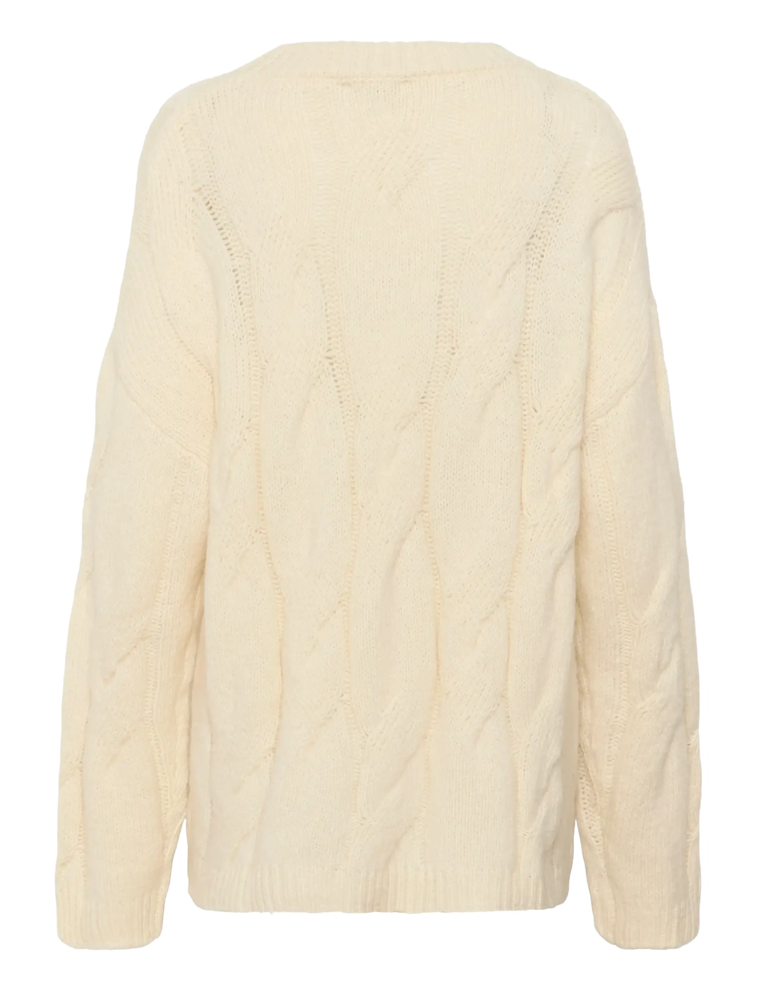 My Essential Wardrobe - WillMW Knit Pullover - neulepuserot - snow white - 2