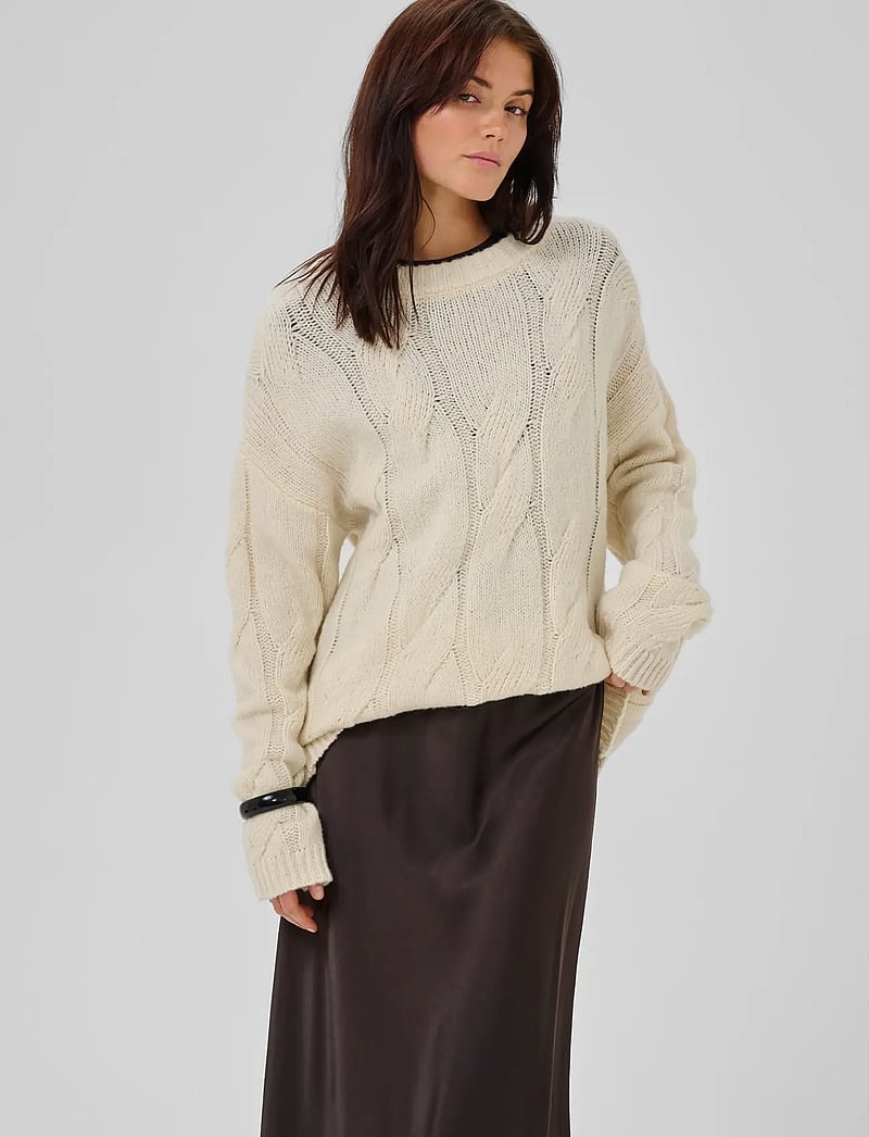 My Essential Wardrobe - WillMW Knit Pullover - pullover - snow white - 0