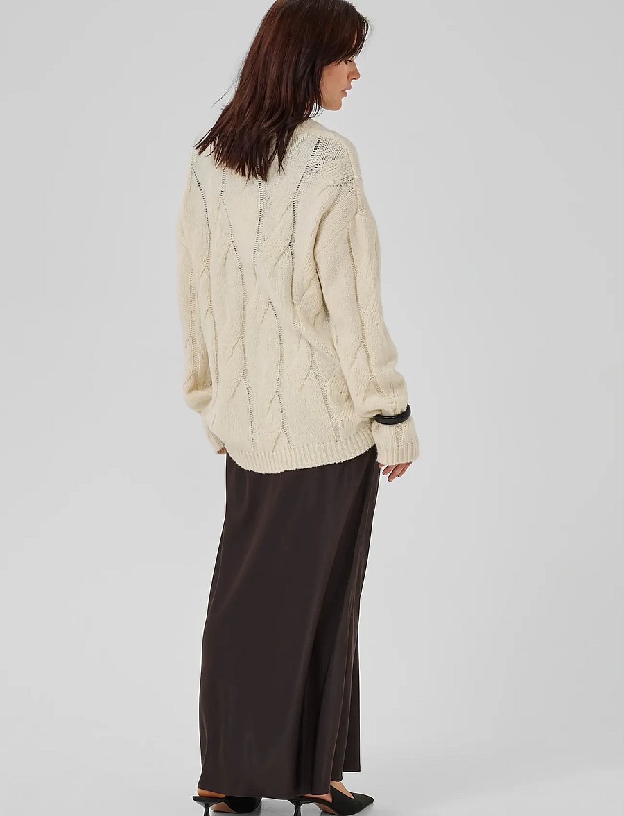My Essential Wardrobe - WillMW Knit Pullover - jumpers - snow white - 4