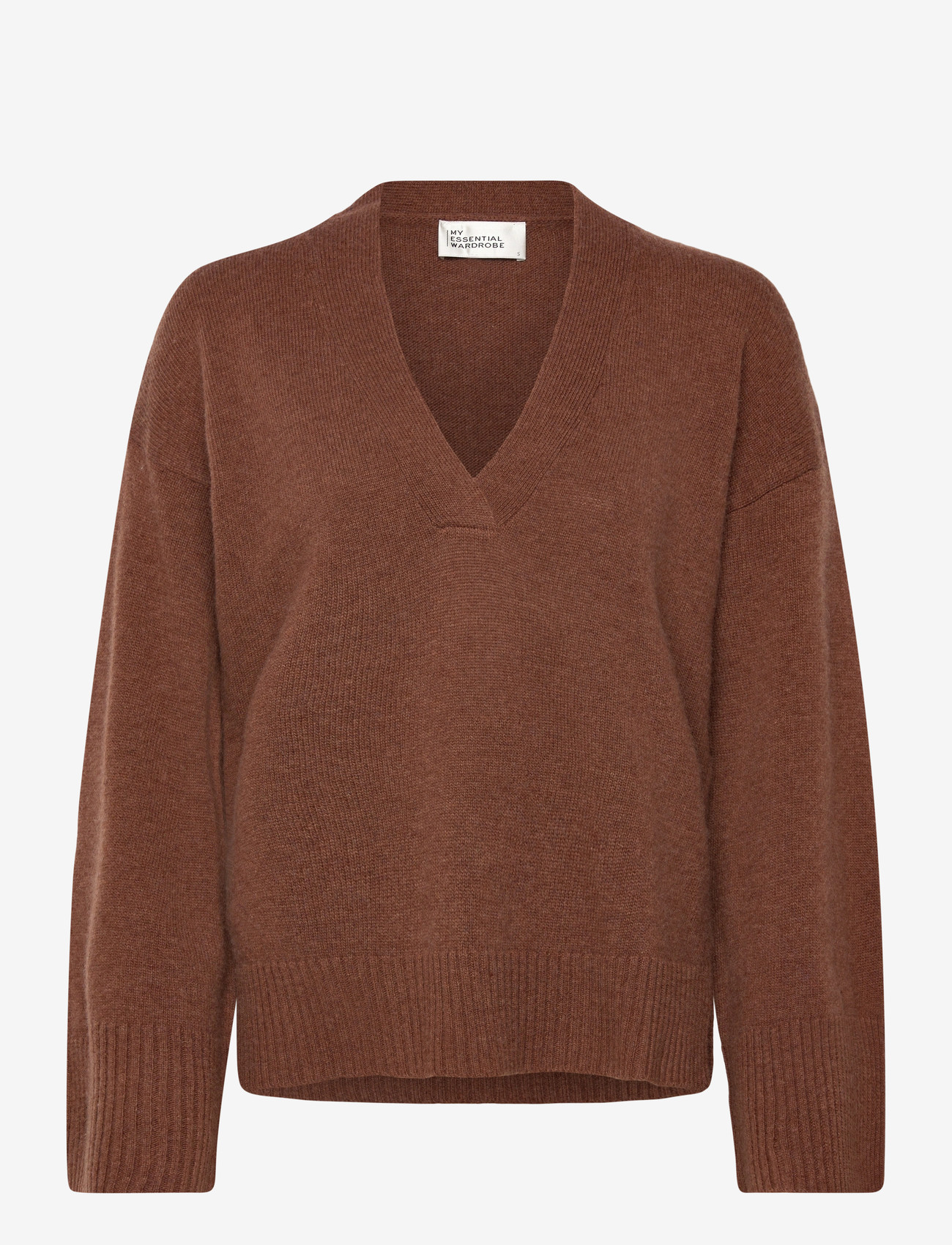 My Essential Wardrobe - HuxiMW V-Neck Pullover - kaschmir - tobacco brown - 0