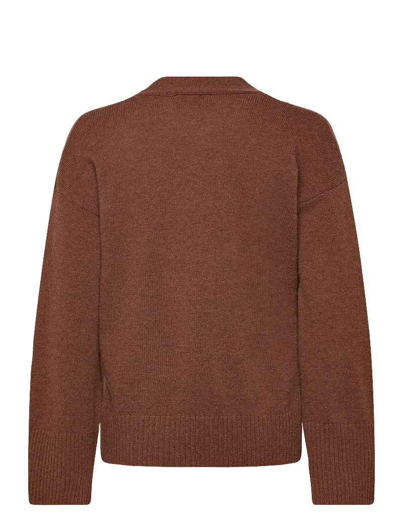 My Essential Wardrobe - HuxiMW V-Neck Pullover - kaschmir - tobacco brown - 1