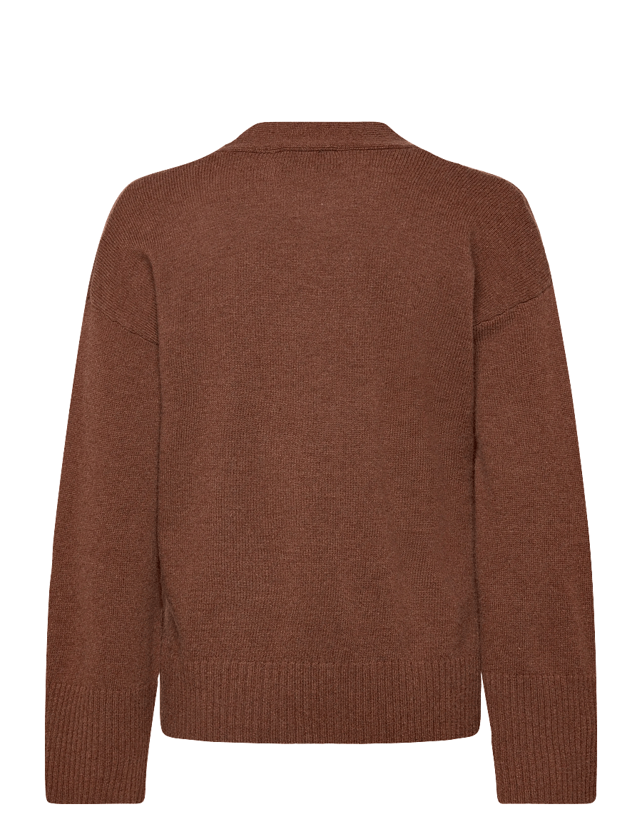 My Essential Wardrobe - HuxiMW V-Neck Pullover - pullover - tobacco brown - 1