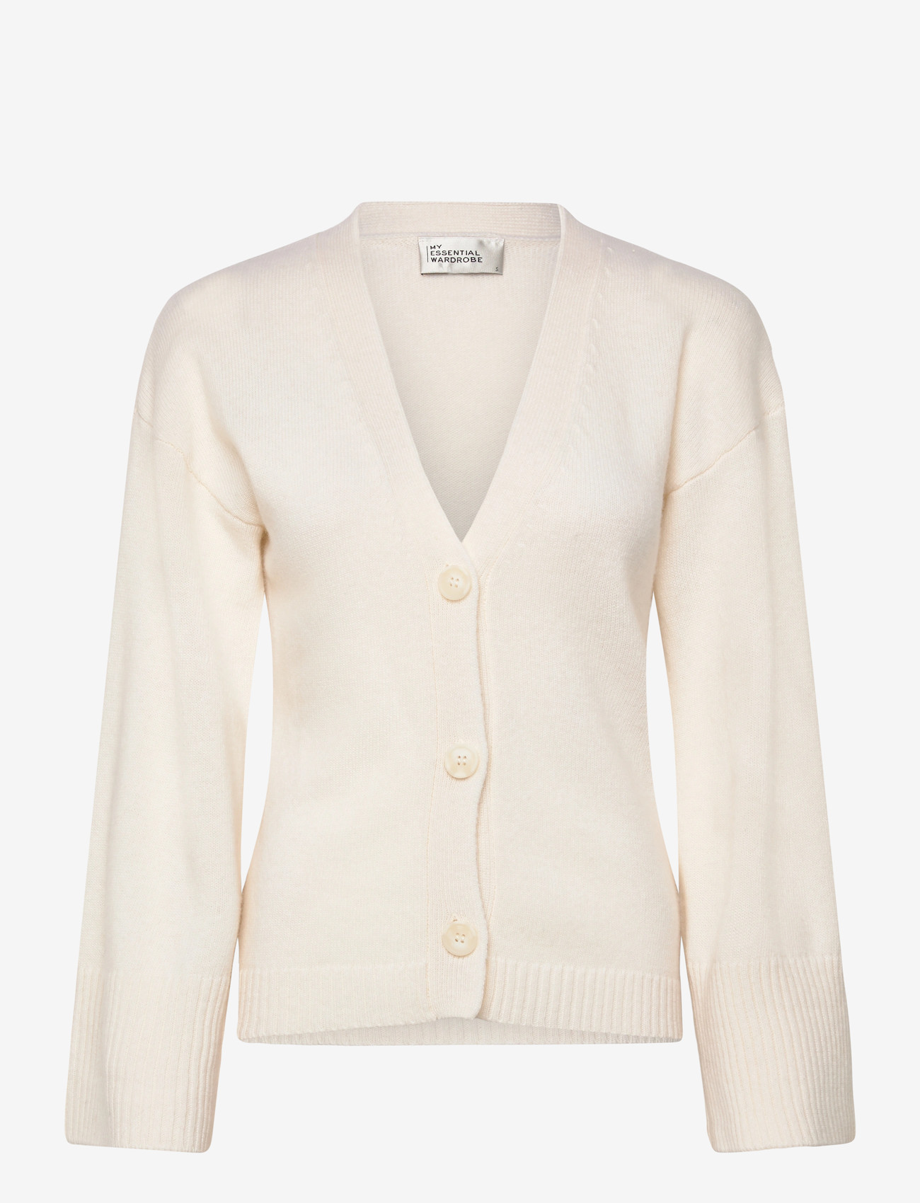My Essential Wardrobe - HuxiMW Knit Cardigan - cashmere - snow white - 0