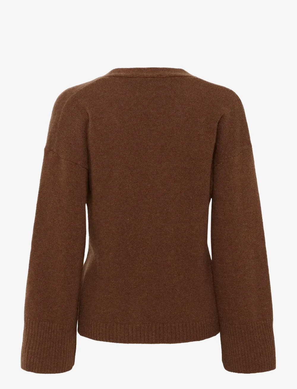 My Essential Wardrobe - HuxiMW Knit Cardigan - koftor - tobacco brown - 2