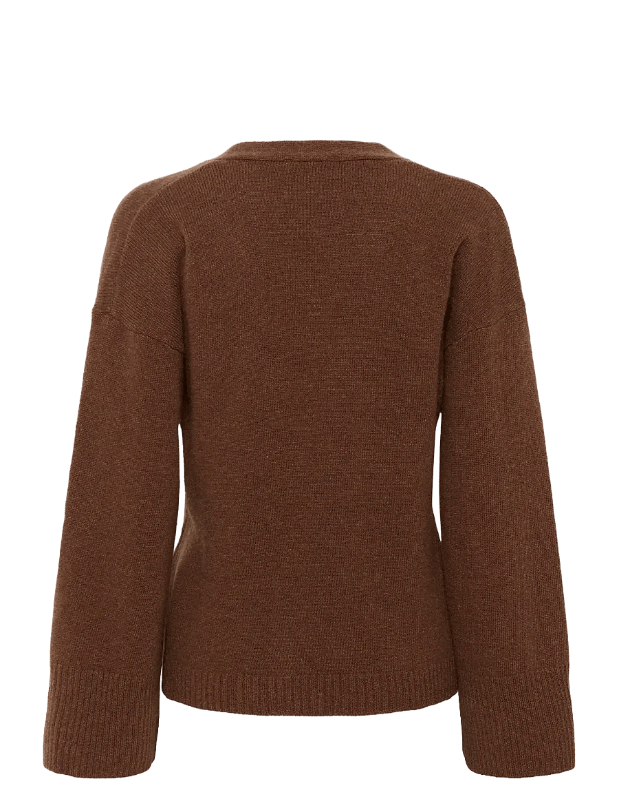 My Essential Wardrobe - HuxiMW Knit Cardigan - strickjacken - tobacco brown - 2