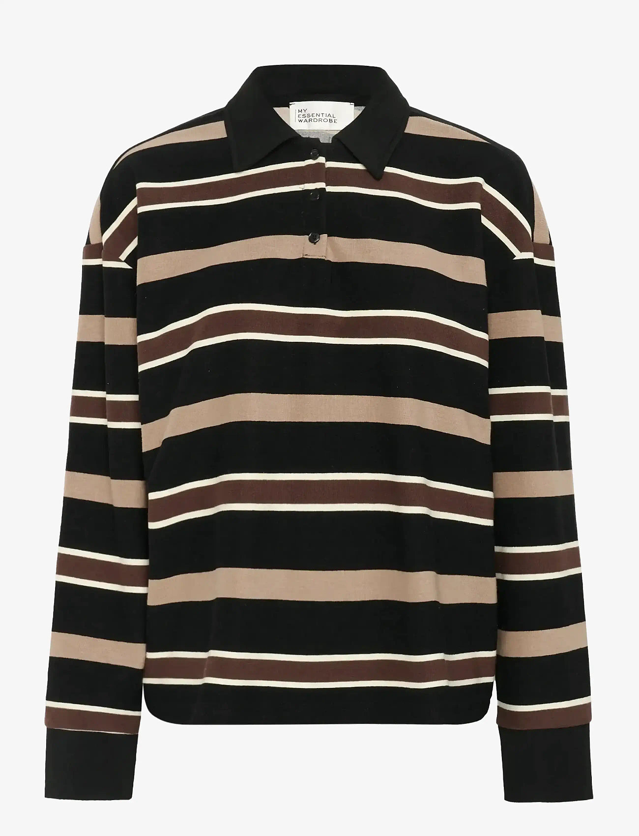 My Essential Wardrobe - SalinaMW Polo Blouse - polo shirts - black - 1