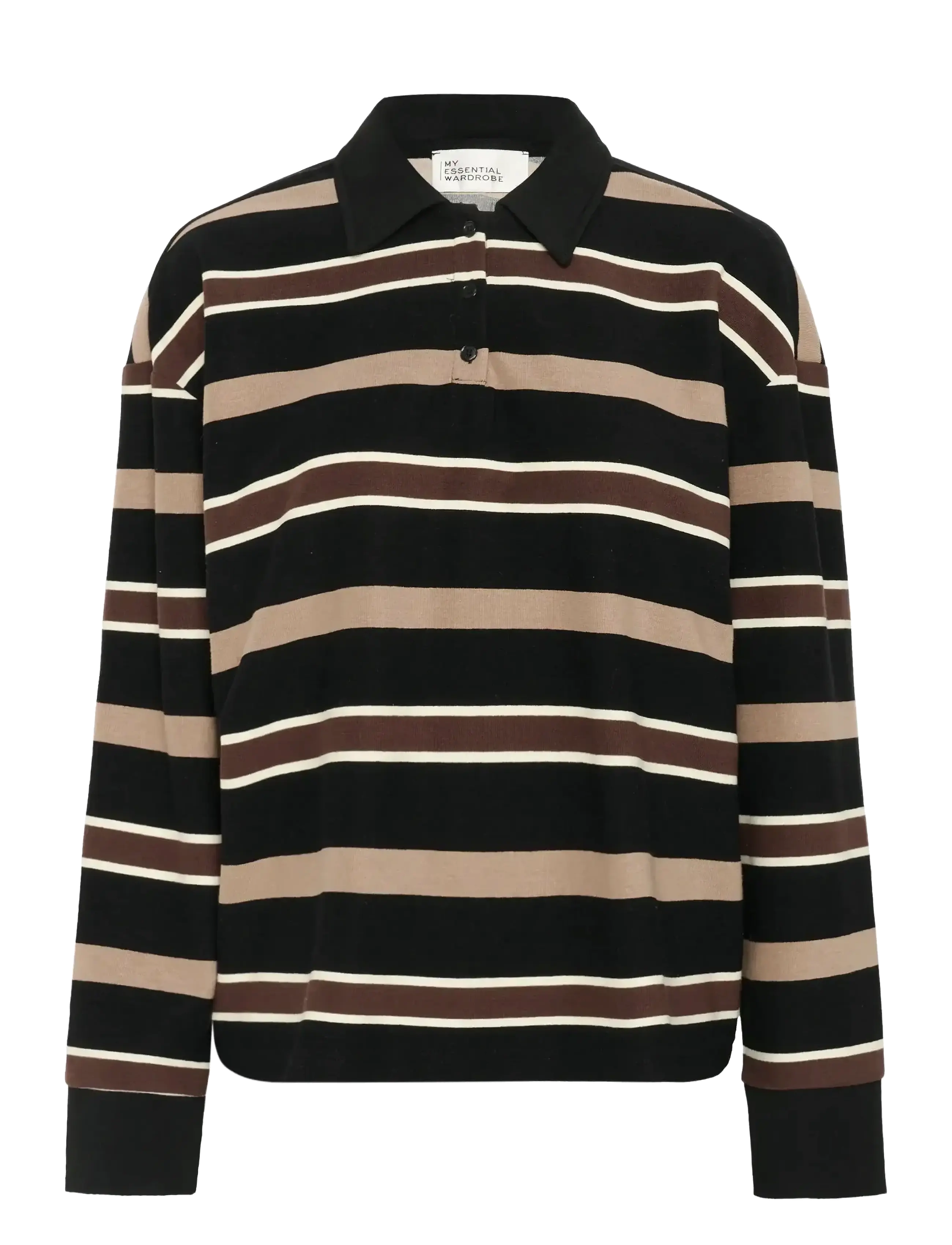 My Essential Wardrobe - SalinaMW Polo Blouse - black - 1