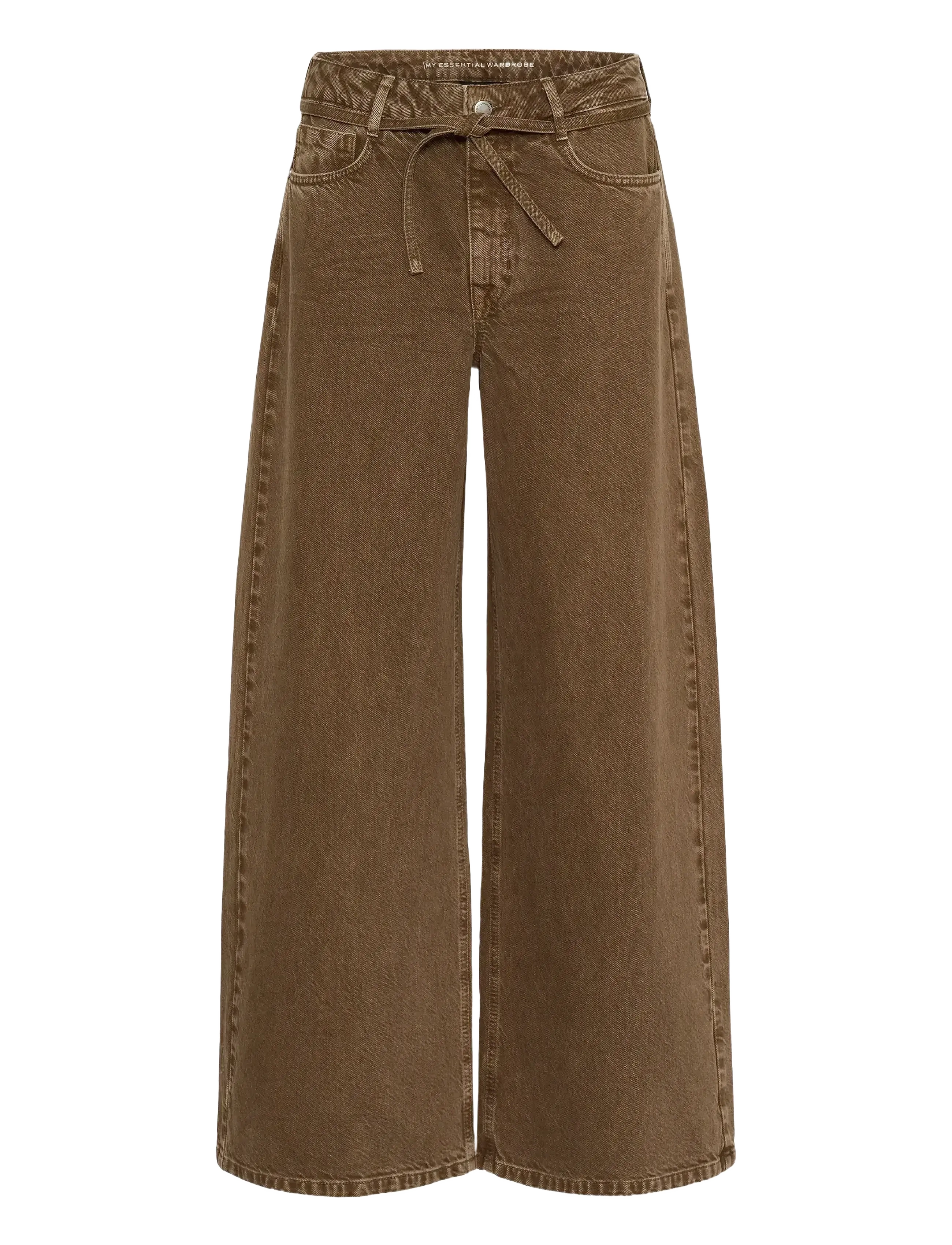 My Essential Wardrobe MWKaro 175 Mid X-Wide - Jeans - TOBACCO BROWN WASHED / brown