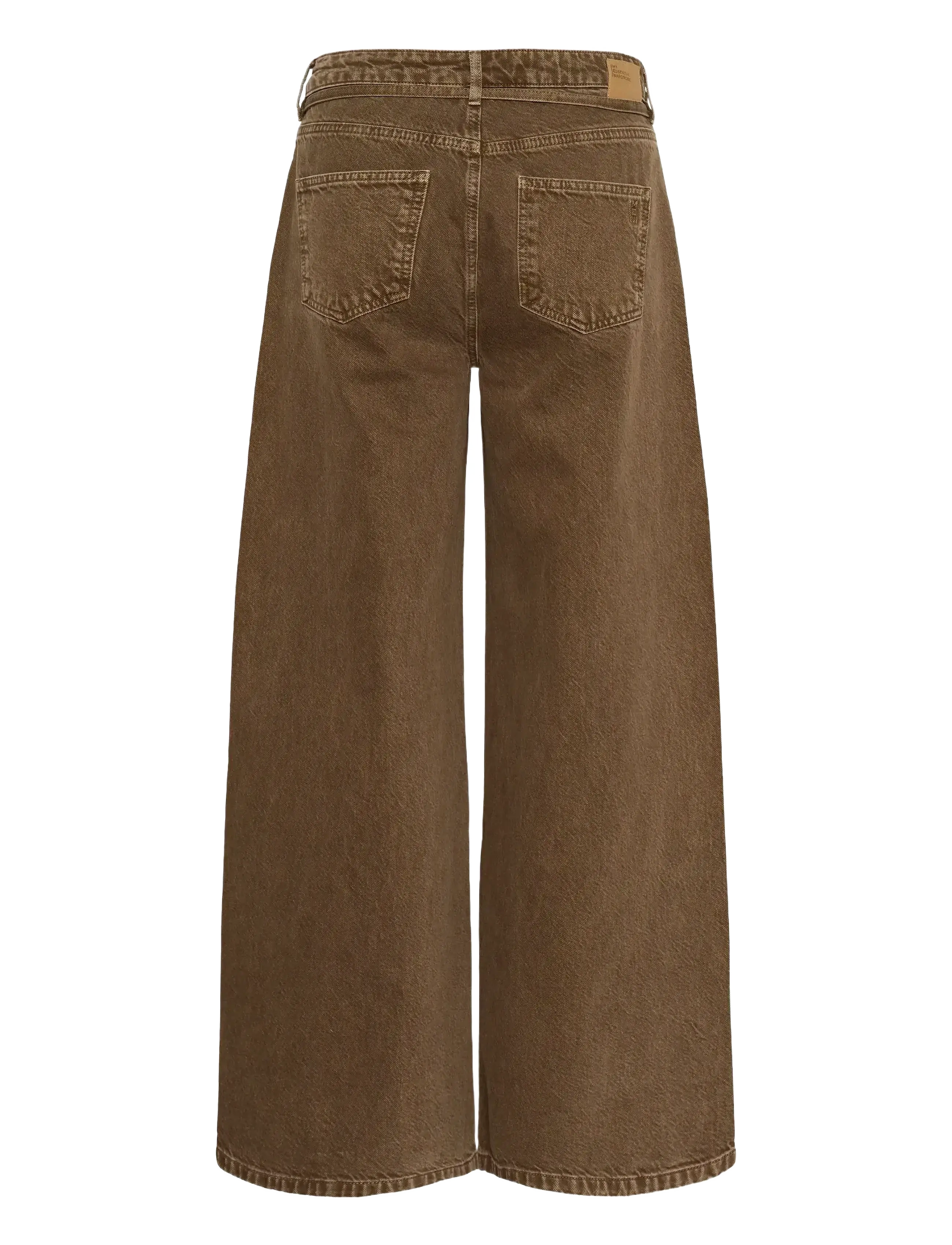 My Essential Wardrobe - MWKaro 175 Mid X-Wide - hosen mit weitem bein - tobacco brown washed - 2