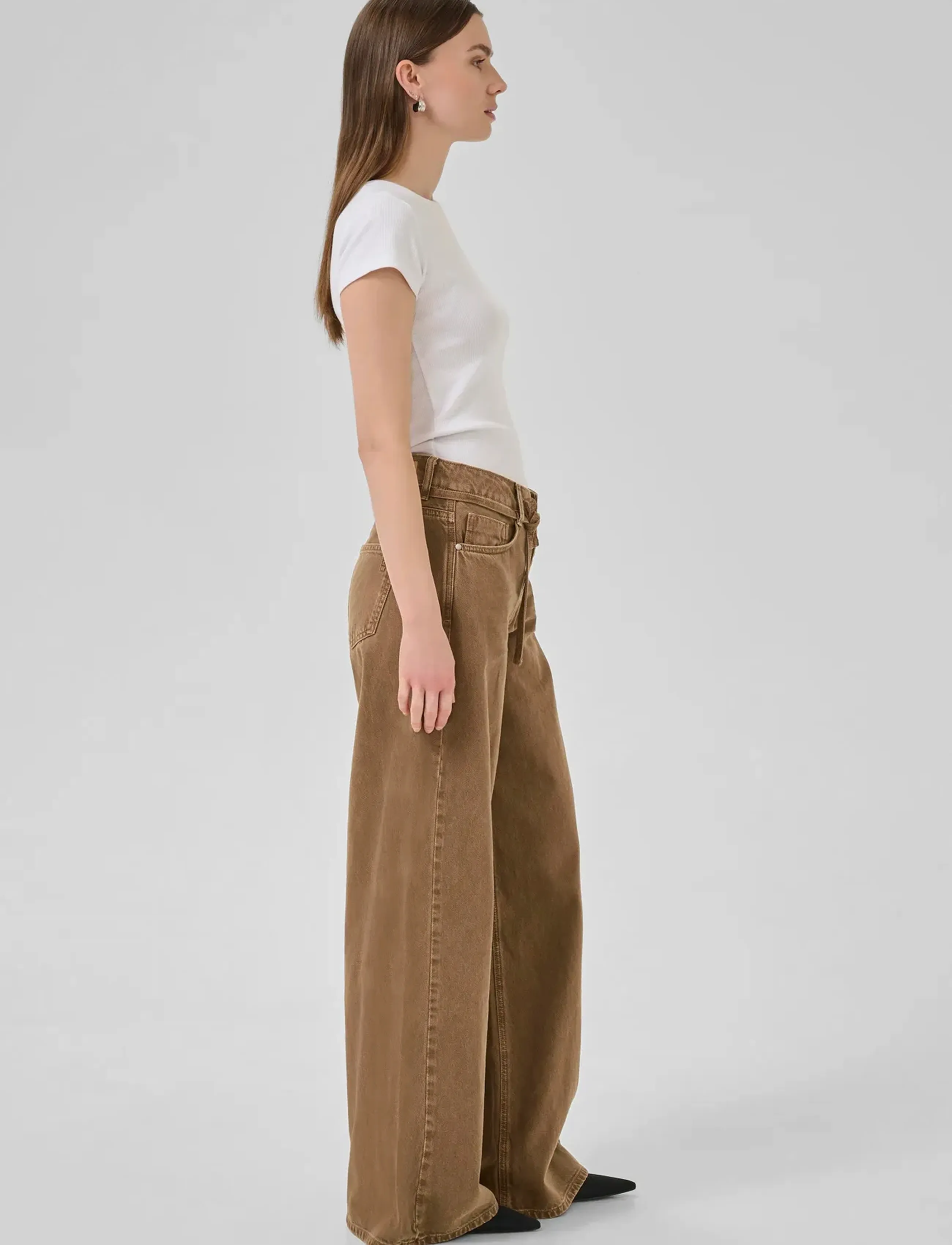 My Essential Wardrobe Mwkaro 175 Mid X-Wide vida jeans dam – bild 5