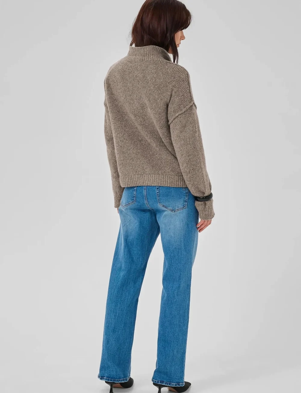 My Essential Wardrobe - PalomaMW Polo Pullover - pullover - brown melange - 4