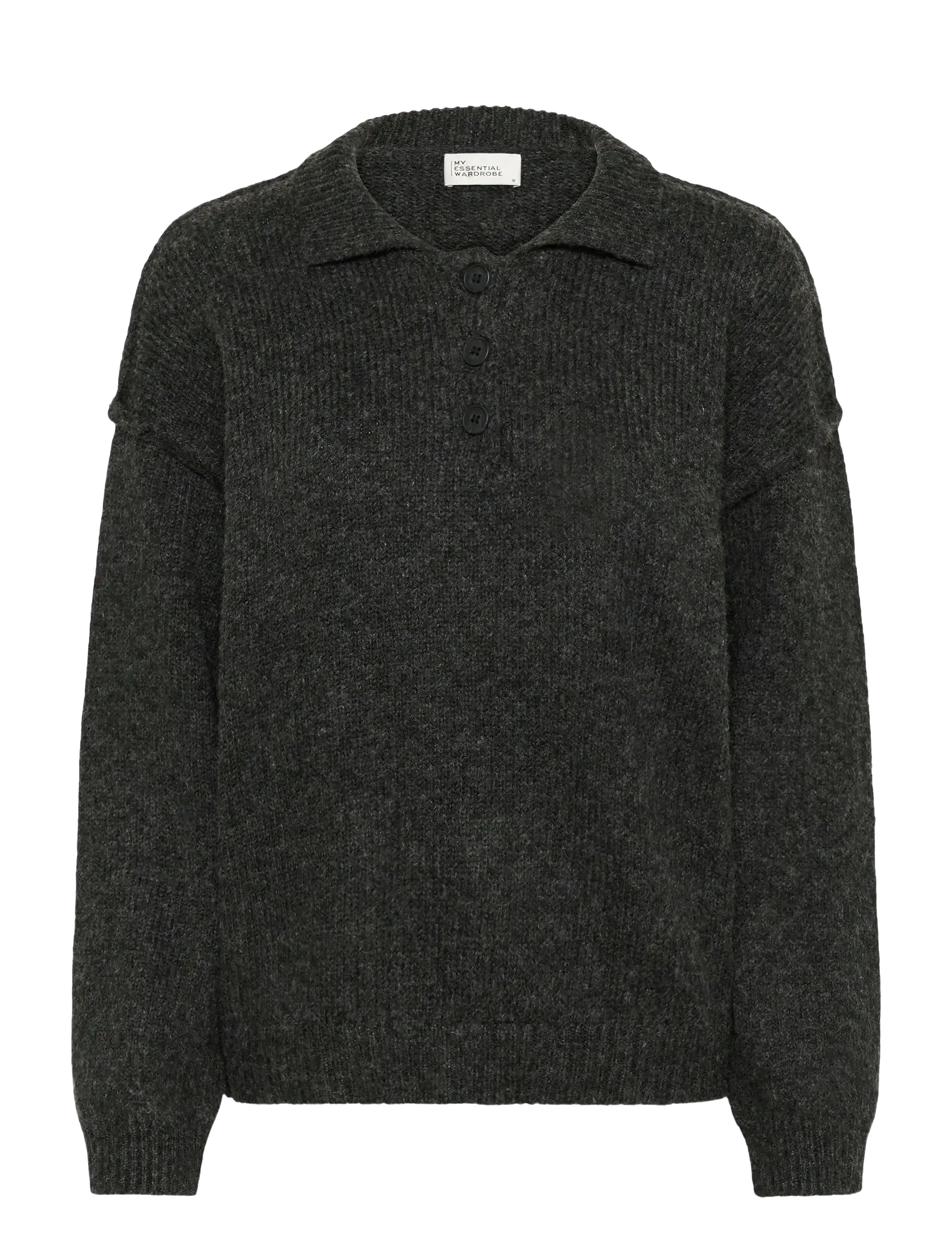 MY ESSENTIAL WARDROBE Palomamw Polo Pullover Braun - L - Damen