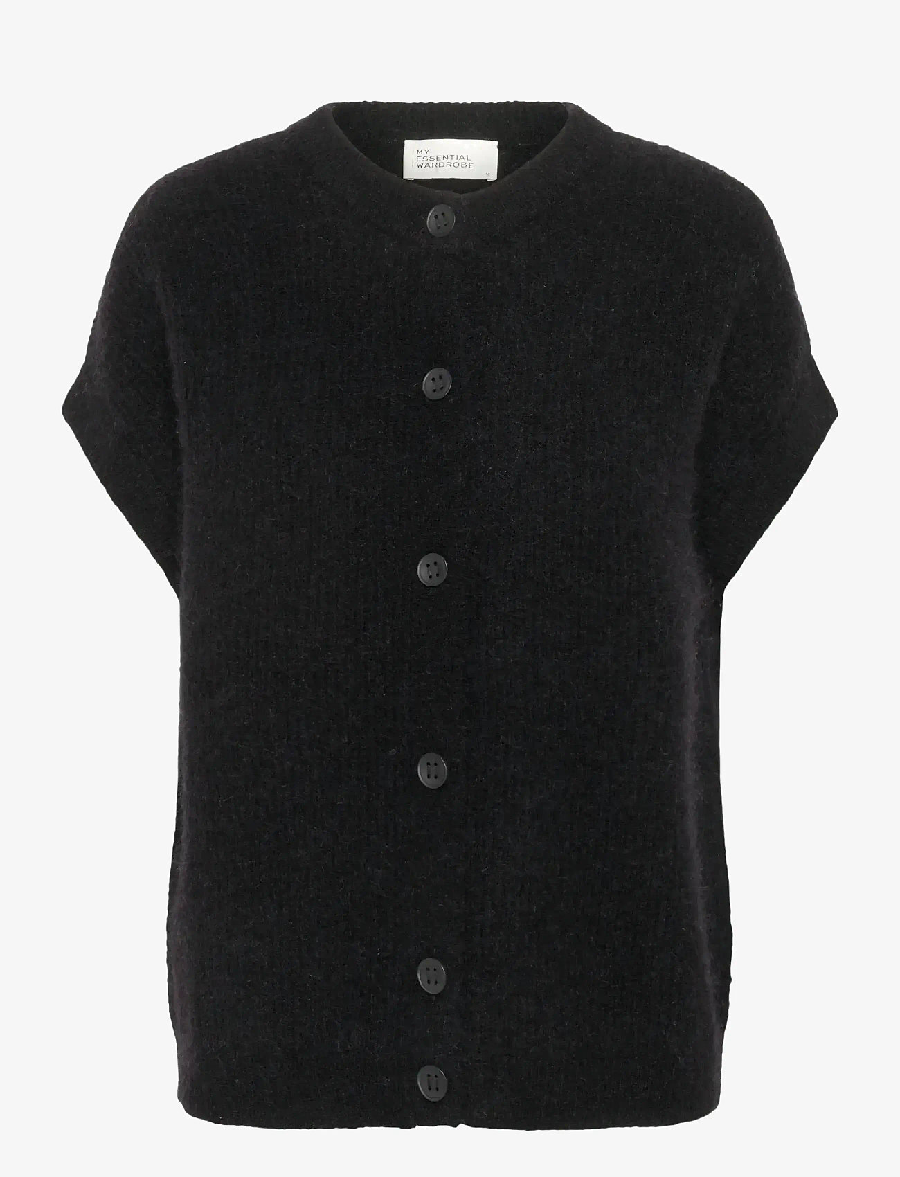My Essential Wardrobe - SivaMW OS Knit Cardigan - cardigans - black - 1