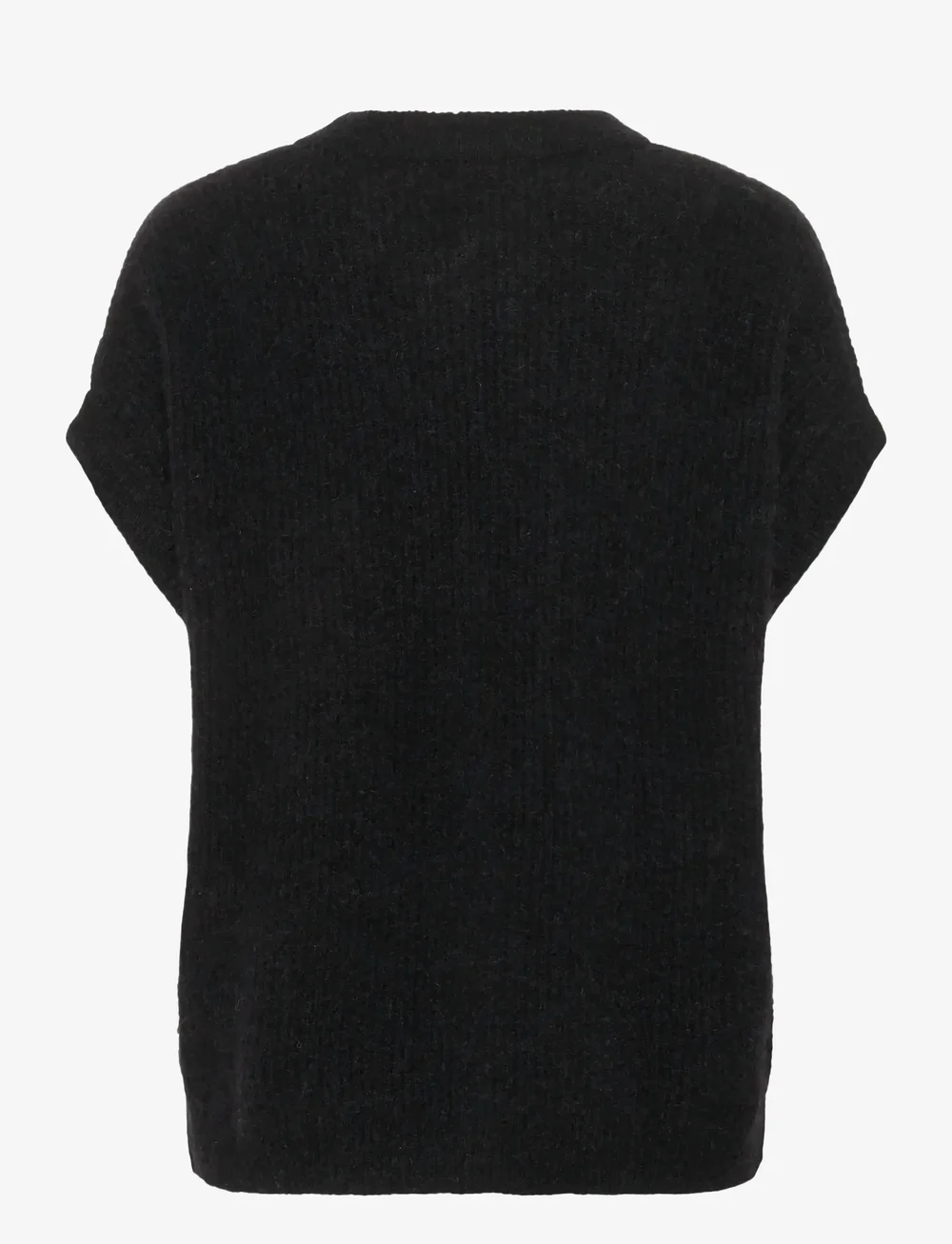 My Essential Wardrobe - SivaMW OS Knit Cardigan - koftor - black - 2