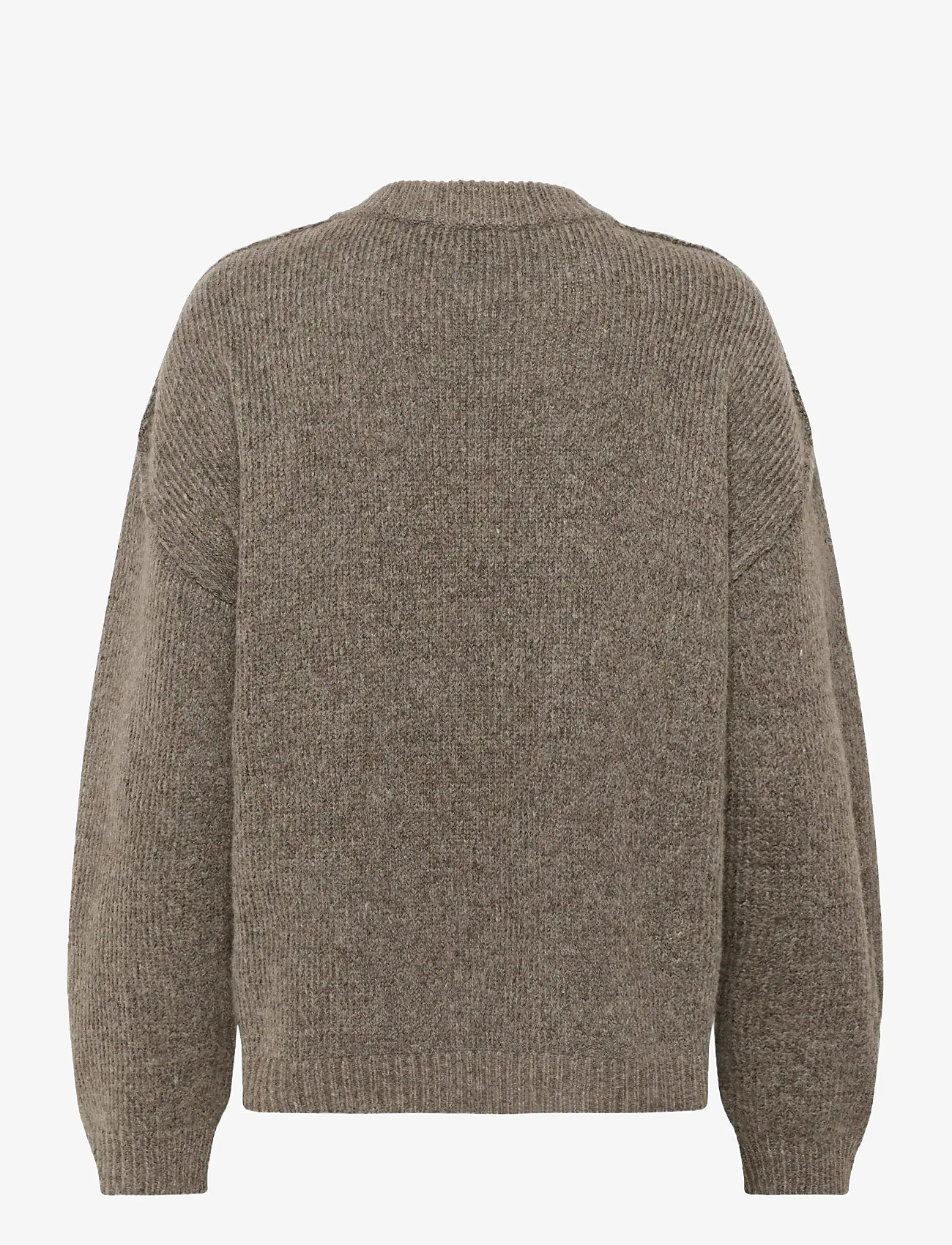 My Essential Wardrobe - PalomaMW Knit Pullover - höstkläder - brown melange - 1