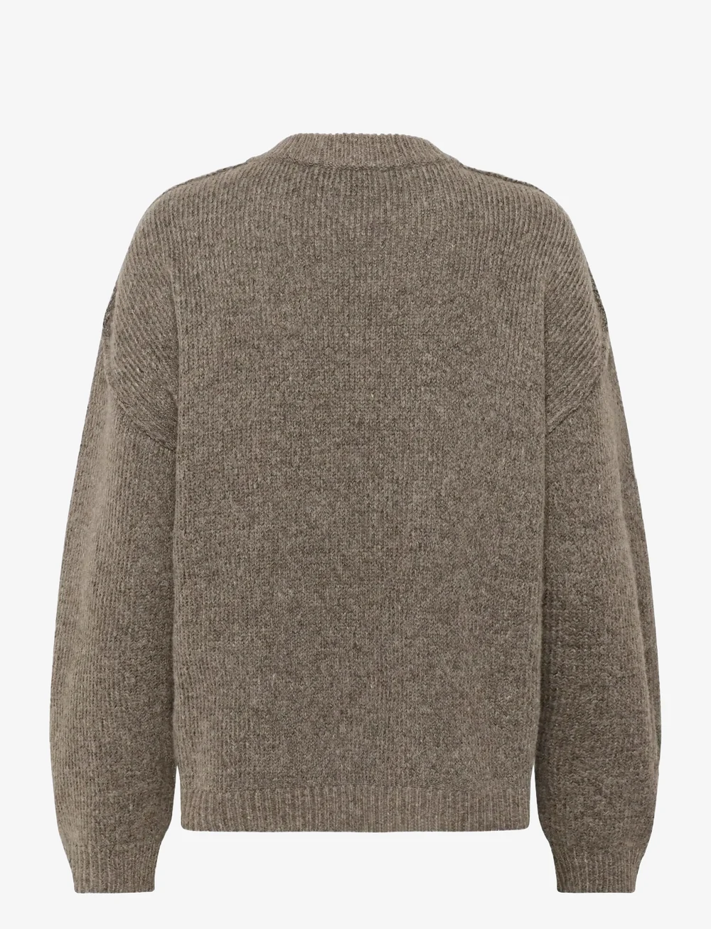My Essential Wardrobe - PalomaMW Knit Pullover - swetry - brown melange - 2