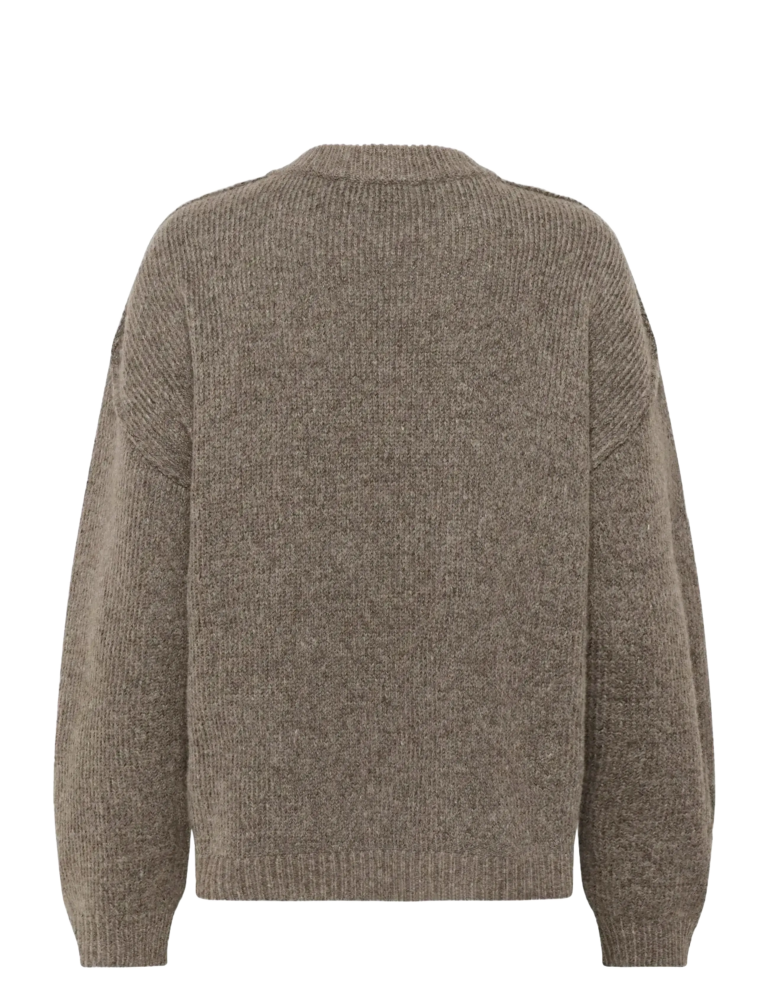 My Essential Wardrobe - PalomaMW Knit Pullover - sweaters - brown melange - 2