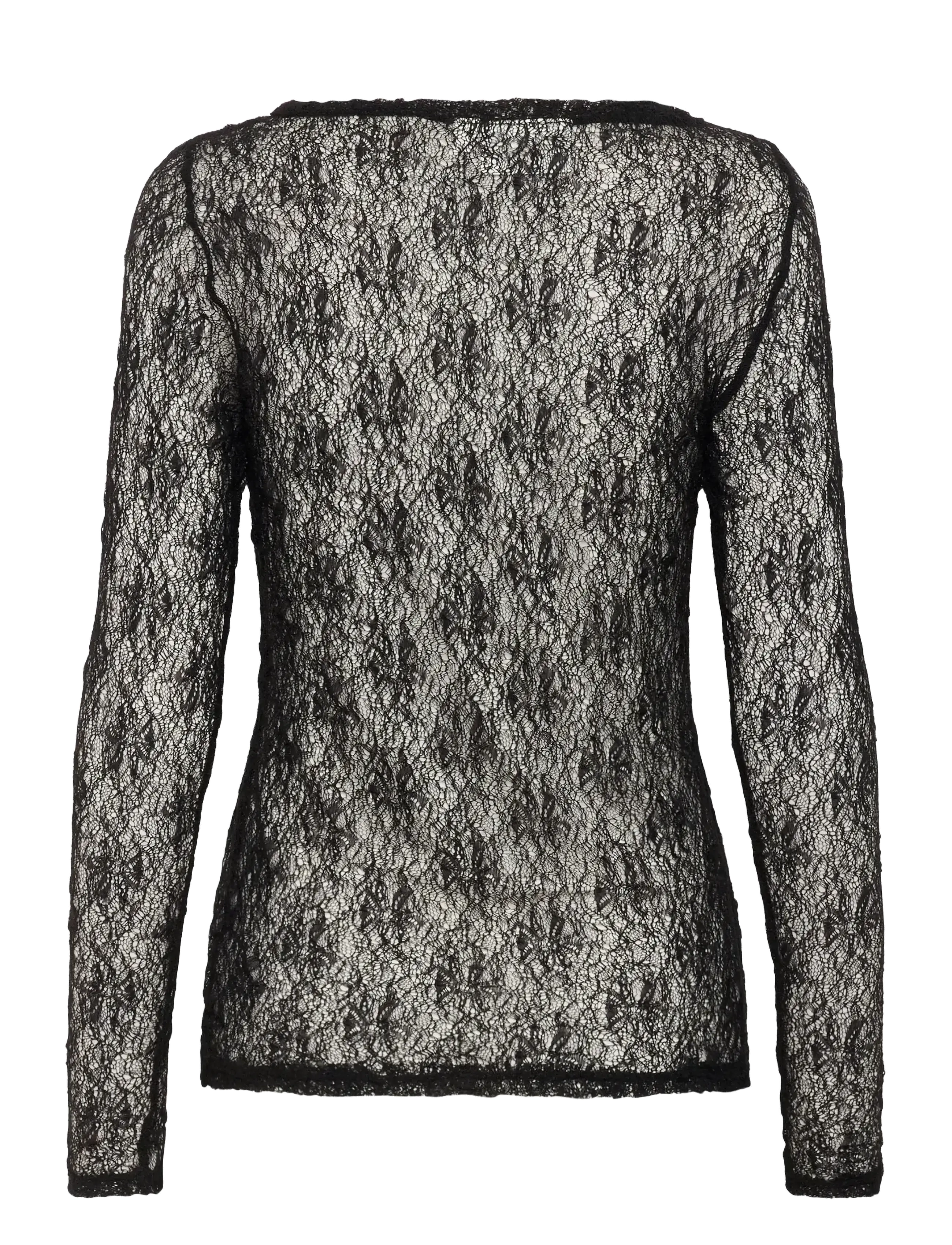 My Essential Wardrobe - MWRita Boatneck LS Blouse - langærmede toppe - black - 2