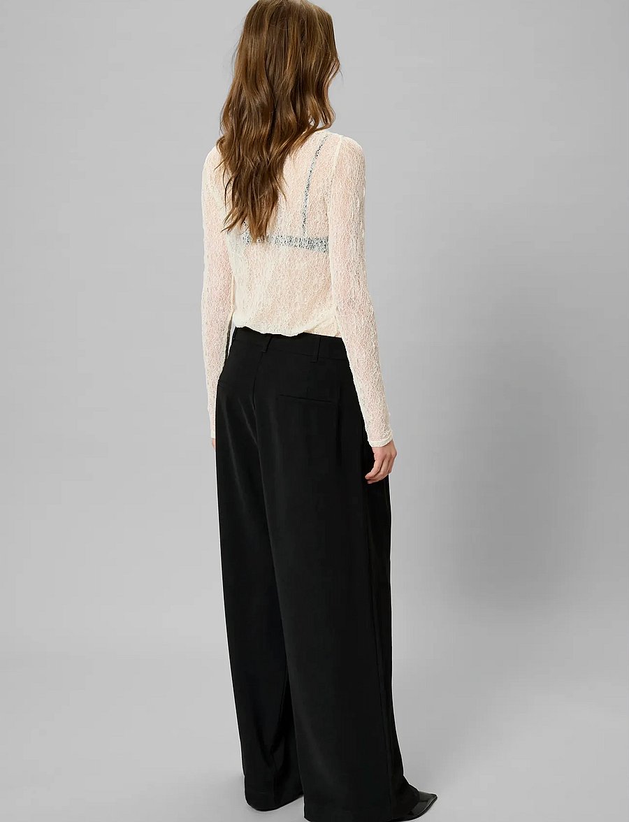 My Essential Wardrobe - MWRita Boatneck LS Blouse - palaidinukės ilgomis rankovėmis - snow white - 4