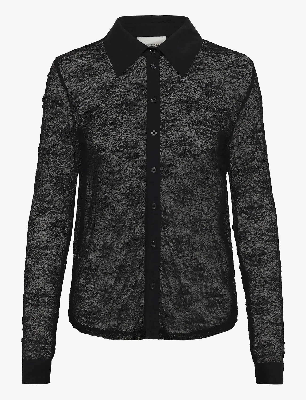 My Essential Wardrobe - MWRita Shirt - langærmede skjorter - black - 1